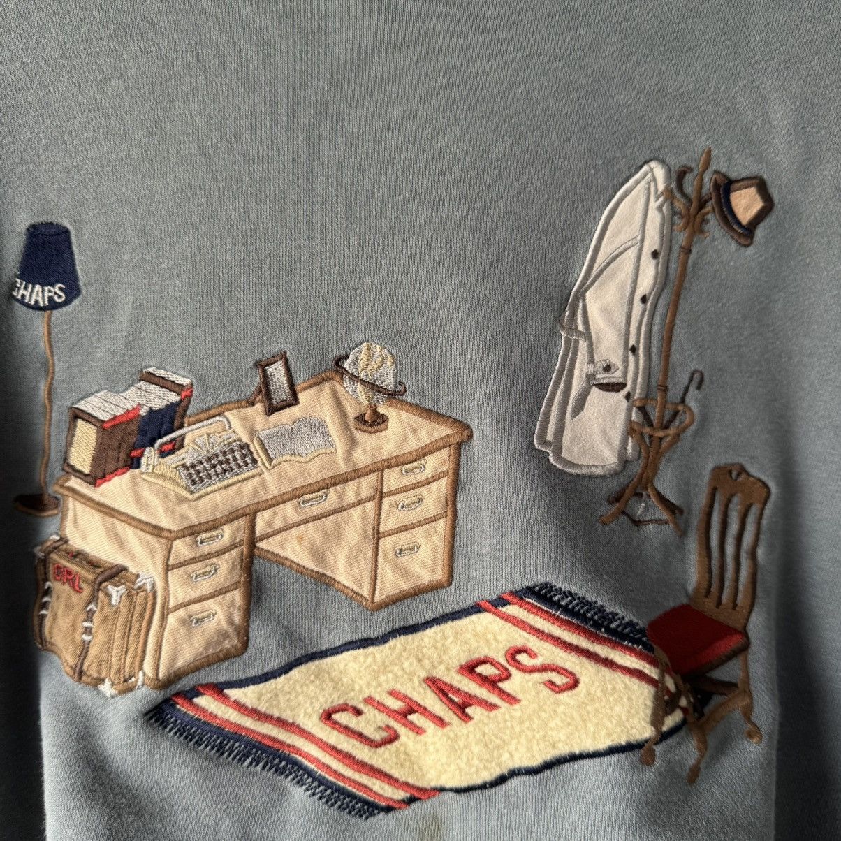 Chaps Ralph Lauren Vintage chaps ralph lauren embroidery sweatshirt Size US L / EU 52-54 / 3 - 5 Thumbnail