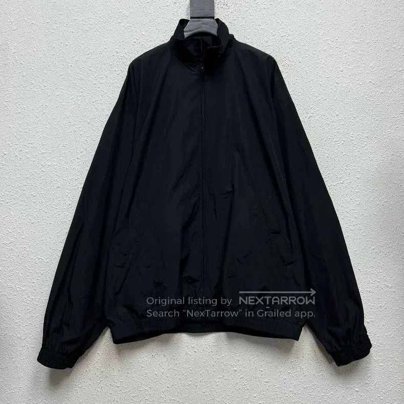 Balenciaga Balenciaga Black Coach Jacket with Logo. Size US M / EU 48-50 / 2 - 1 Thumbnail