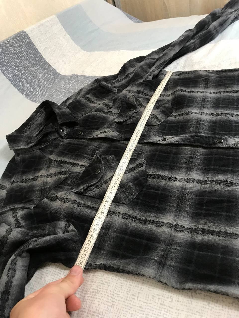 Allsaints 🔥 Allsaints Hellertown Flannel Plaid LS Button Up Shirt Y2K Size US L / EU 52-54 / 3 - 5 Thumbnail