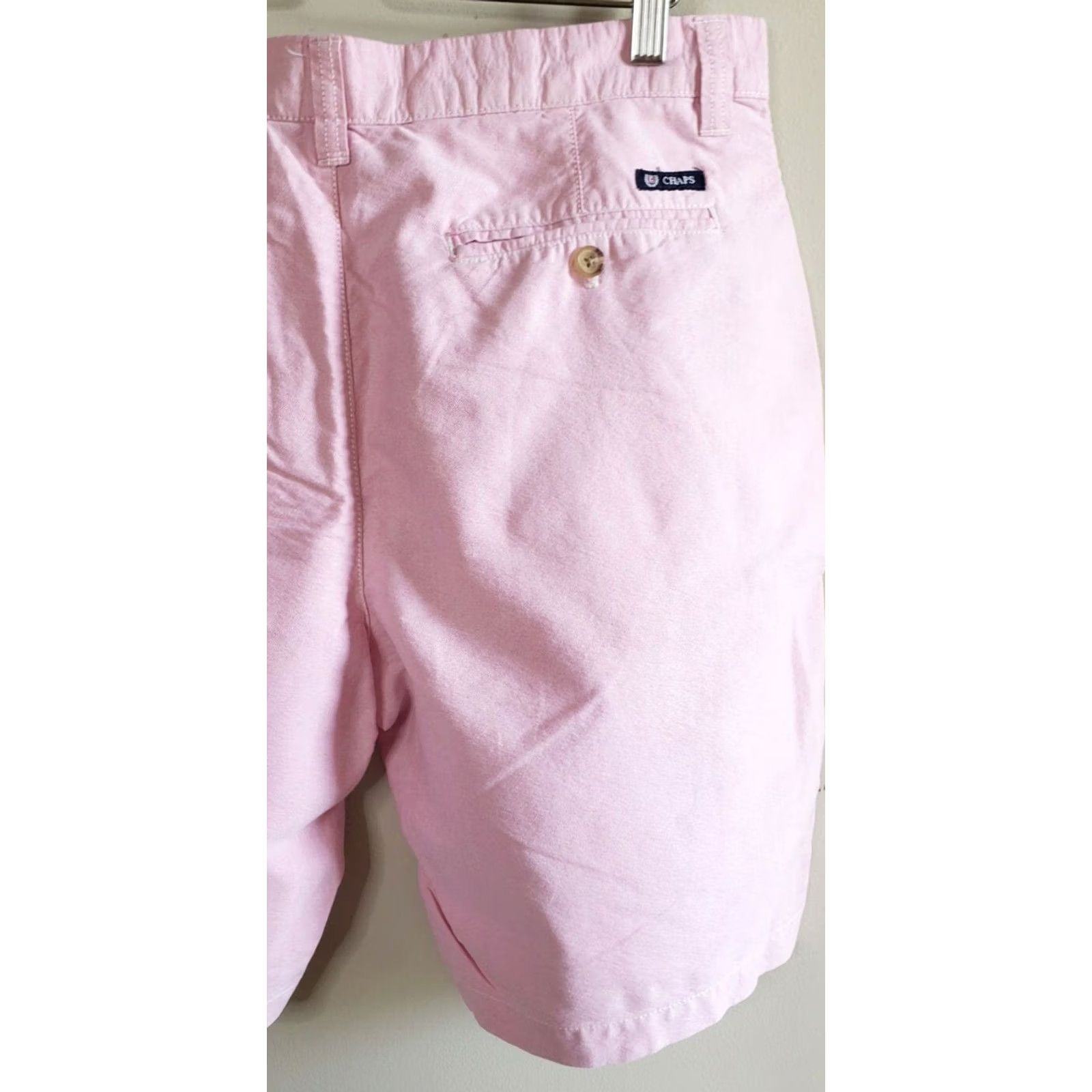Chaps Chaps Bermuda Shorts Mens 34 Pink Light Weight Cotton 5 Pockets Flat Front Zip Button Classic 9 Inseam Regular Size W34 Size US 34 / EU 50 - 4 Thumbnail