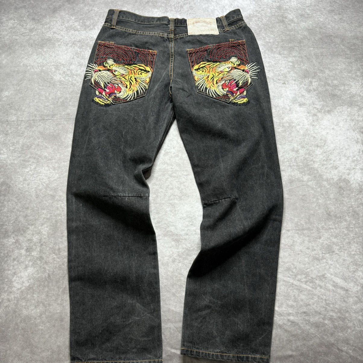 Ed Hardy Ed Hardy Tiger Embrodiery Jeans Size US 36 / EU 52 - 2 Thumbnail