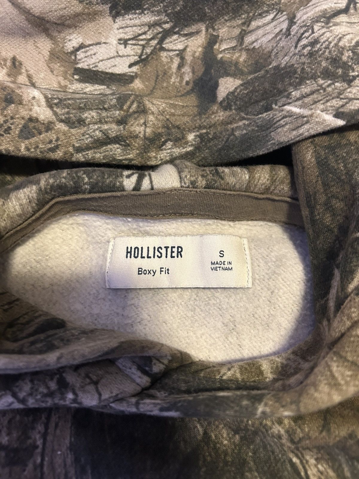 Hollister Hollister Camo Boxy Fit Hoodie Size US S / EU 44-46 / 1 - 5 Thumbnail