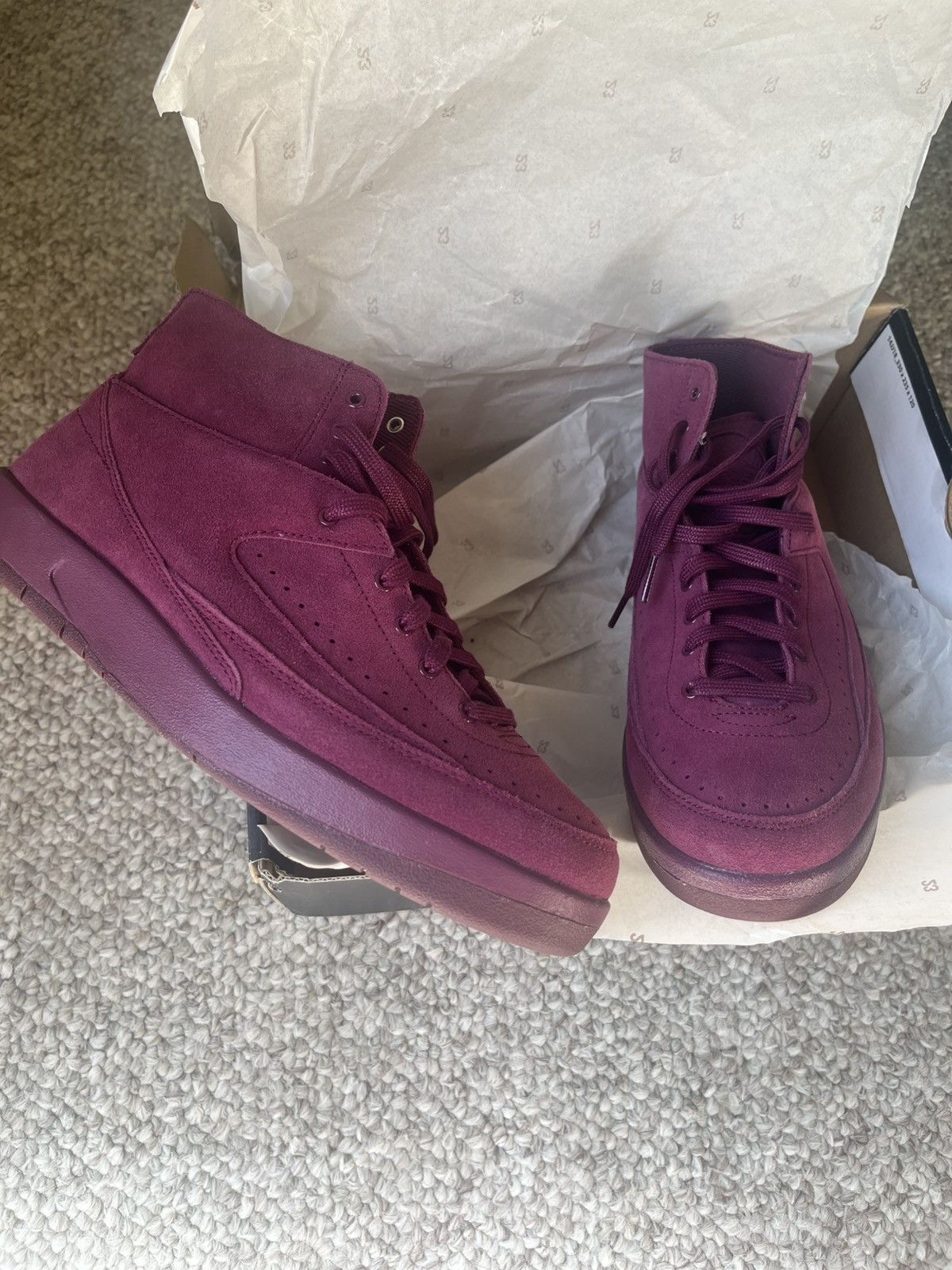 Jordan Brand Jordan 2 Retro Decon Bordeaux Size US 9 / EU 42 - 3 Thumbnail