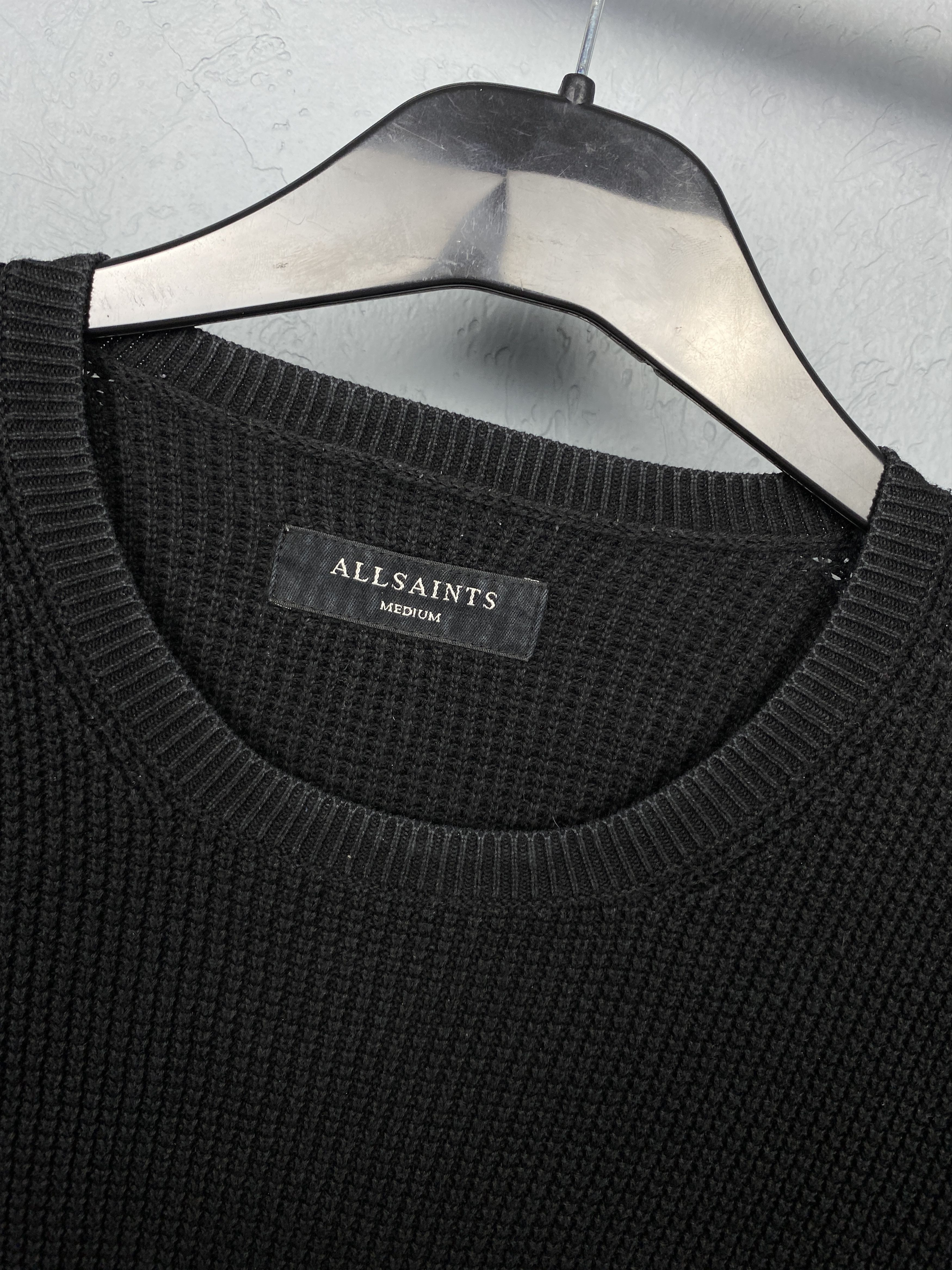Allsaints Allsaints Mens Trias Crew Neck Knit Sweater Size US M / EU 48-50 / 2 - 5 Thumbnail