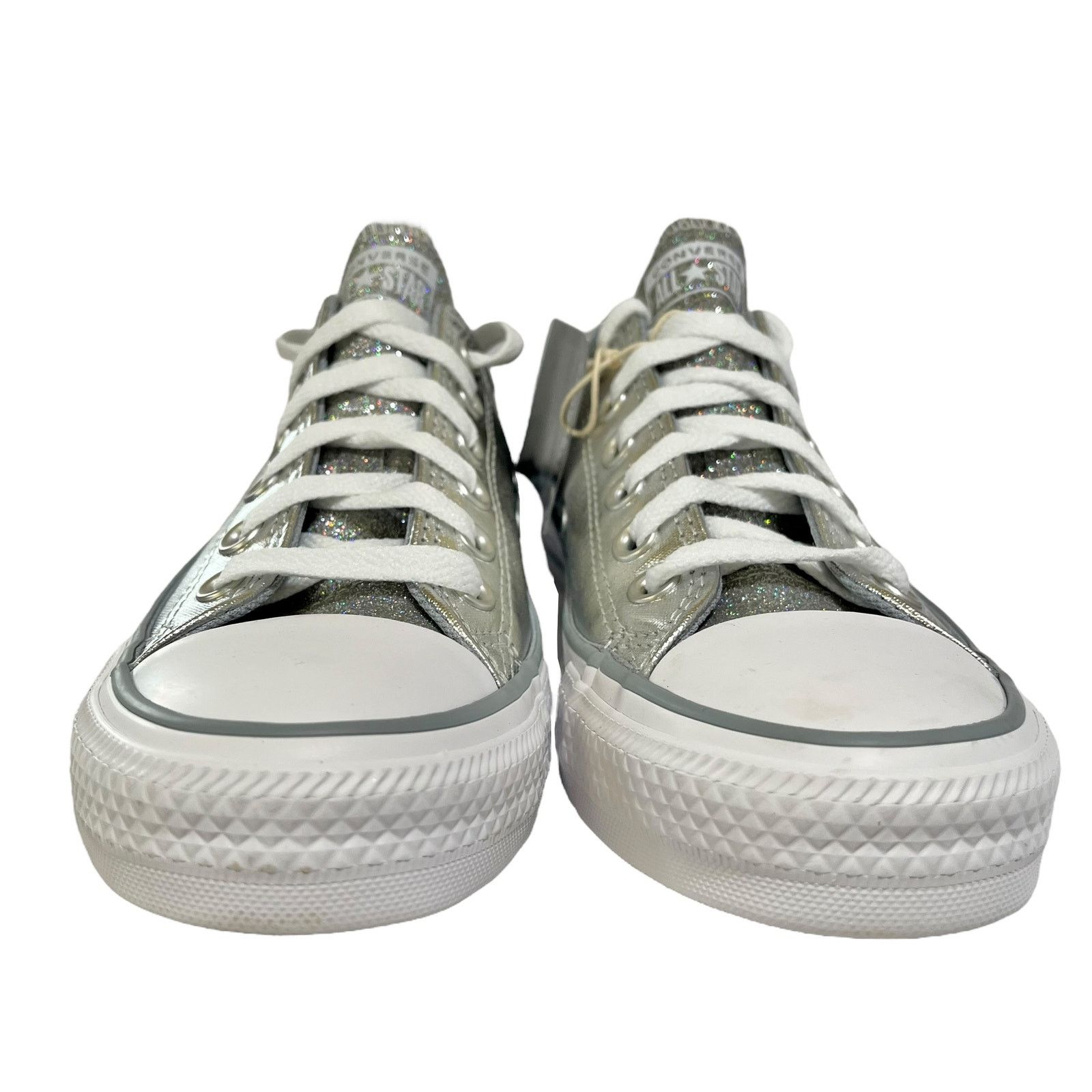 Converse NWT Converse Chuck Taylor All Star Silver Low Top Sneakers Size US 6.5 / IT 36.5 - 3 Thumbnail