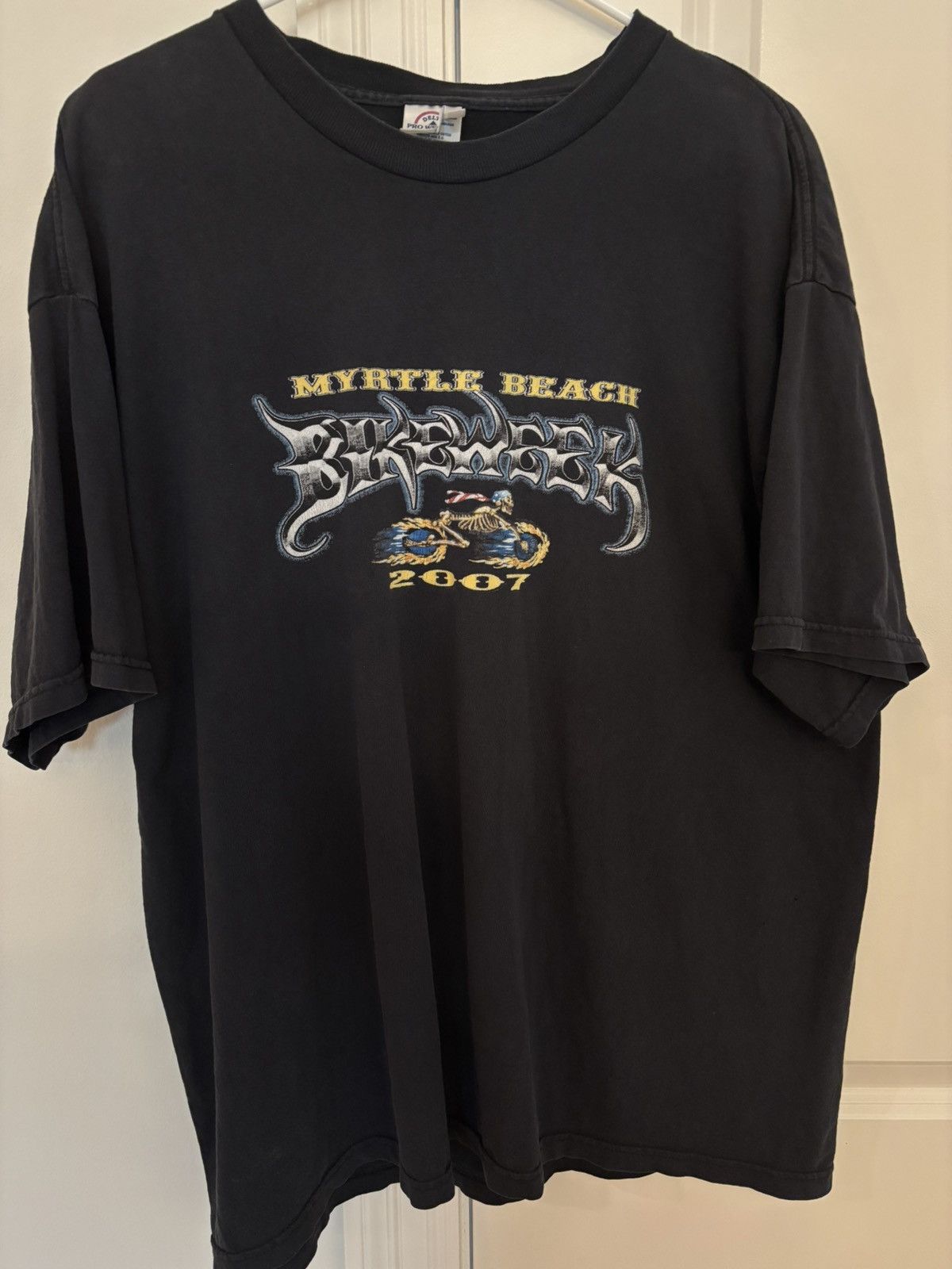 Delta Vintage 2007 Myrtle Beach BikeWeek Black Shirt - Sz: XL Size US XL / EU 56 / 4 - 4 Thumbnail