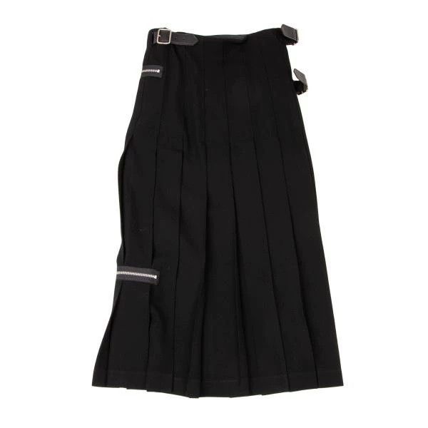 Comme des Garcons Comme Des Garcons size M Black Retro Zip Split Half Skirt Size 24" / US 00 / IT 34 - 3 Thumbnail
