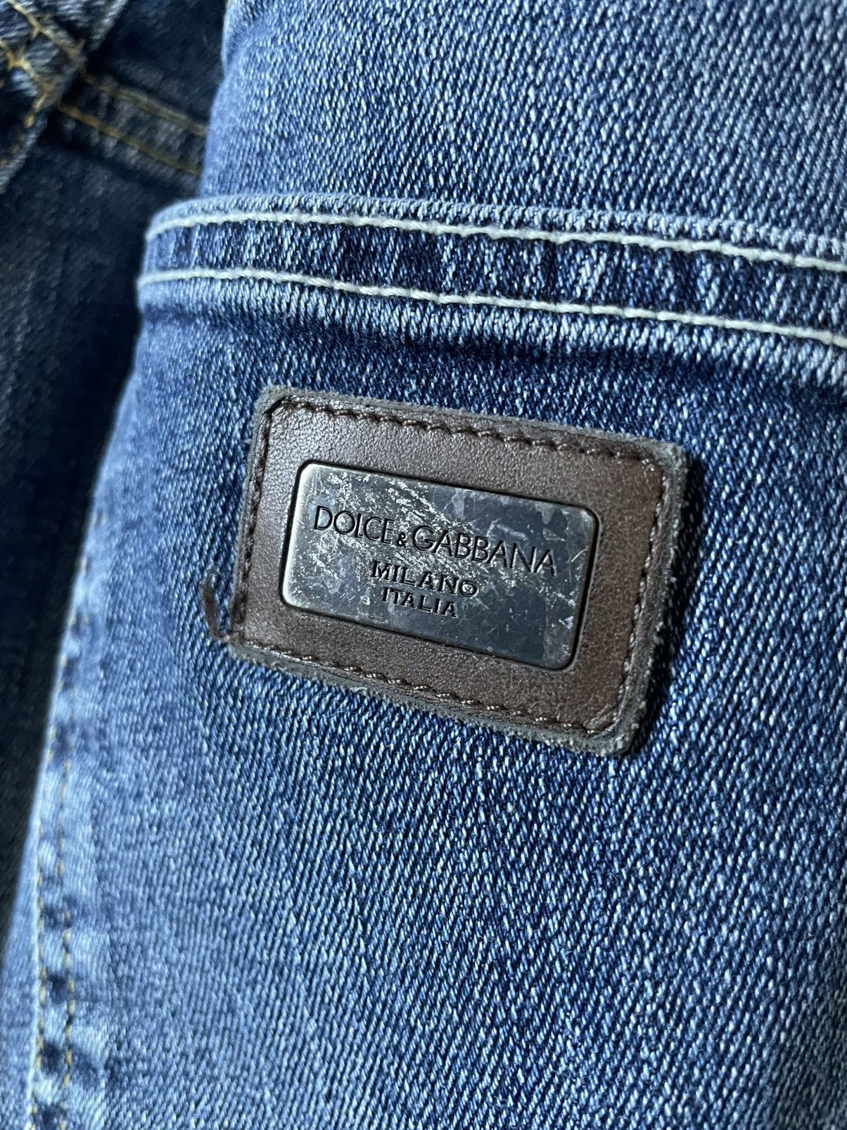 Dolce & Gabbana Slim Washed Jeans Size US 34 / EU 50 - 12 Thumbnail
