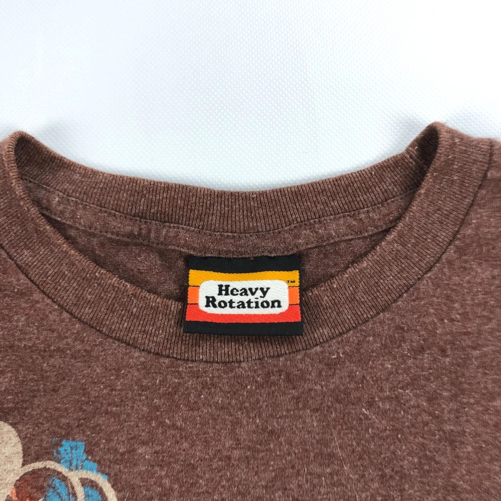 Vintage Heavy Rotation Men's XL Brown Heather Deer Graphic Print Short Sleeve T-Shirt Size US XL / EU 56 / 4 - 4 Thumbnail