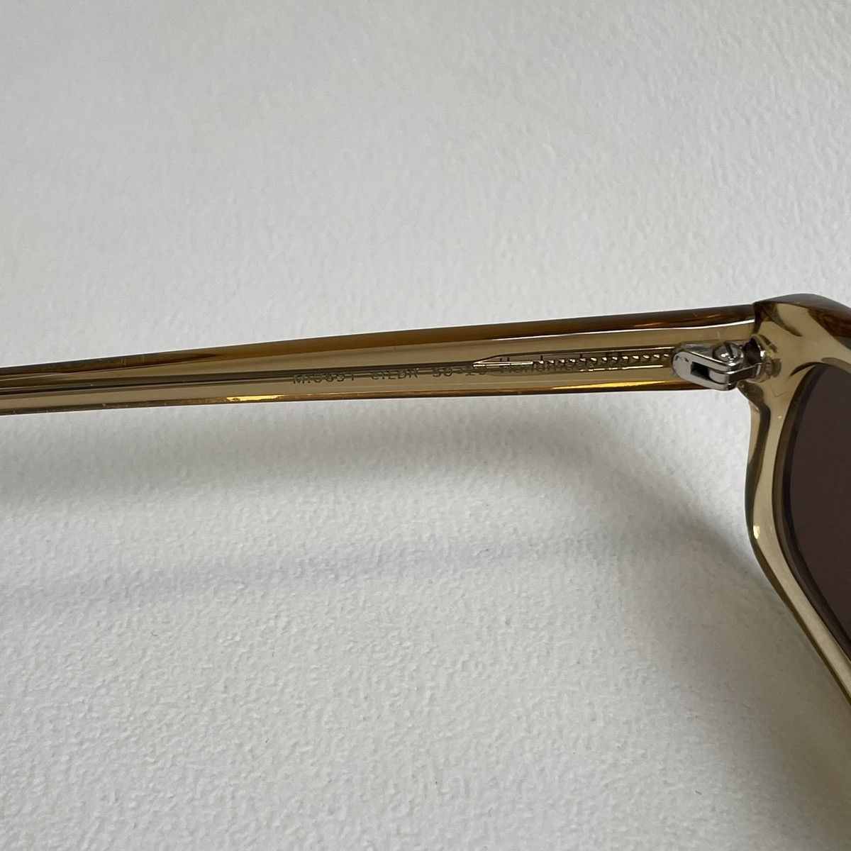 Cutler and Gross Translucent Honey Frame Vintage Sunglasses Size ONE SIZE - 10 Thumbnail
