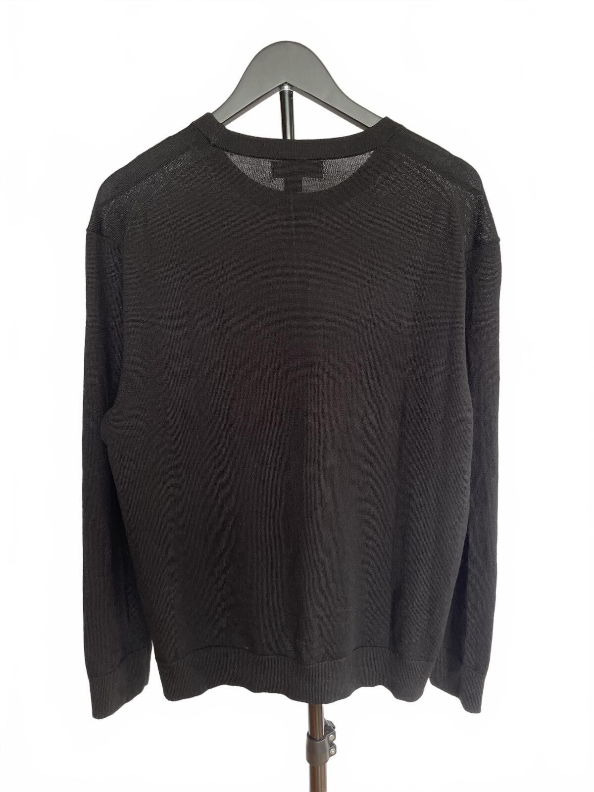 Banana Republic Banana Republic Men's Black Merino Wool Sweater Size Large Size US L / EU 52-54 / 3 - 2 Thumbnail