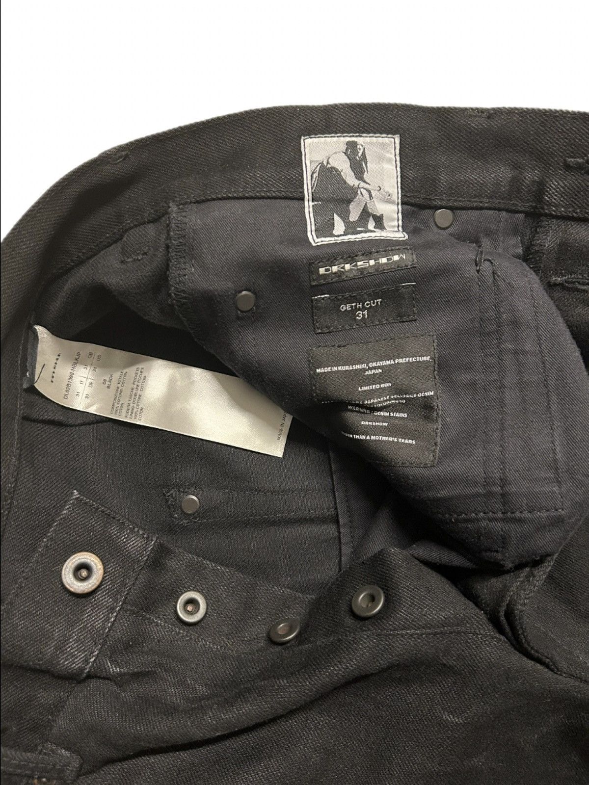 Rick Owens Rick Owens 16oz Geth Denim Size US 31 - 2 Thumbnail