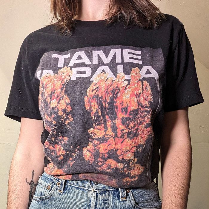 Next Level Apparel officially licensed tame impala merch smoke shirt ...