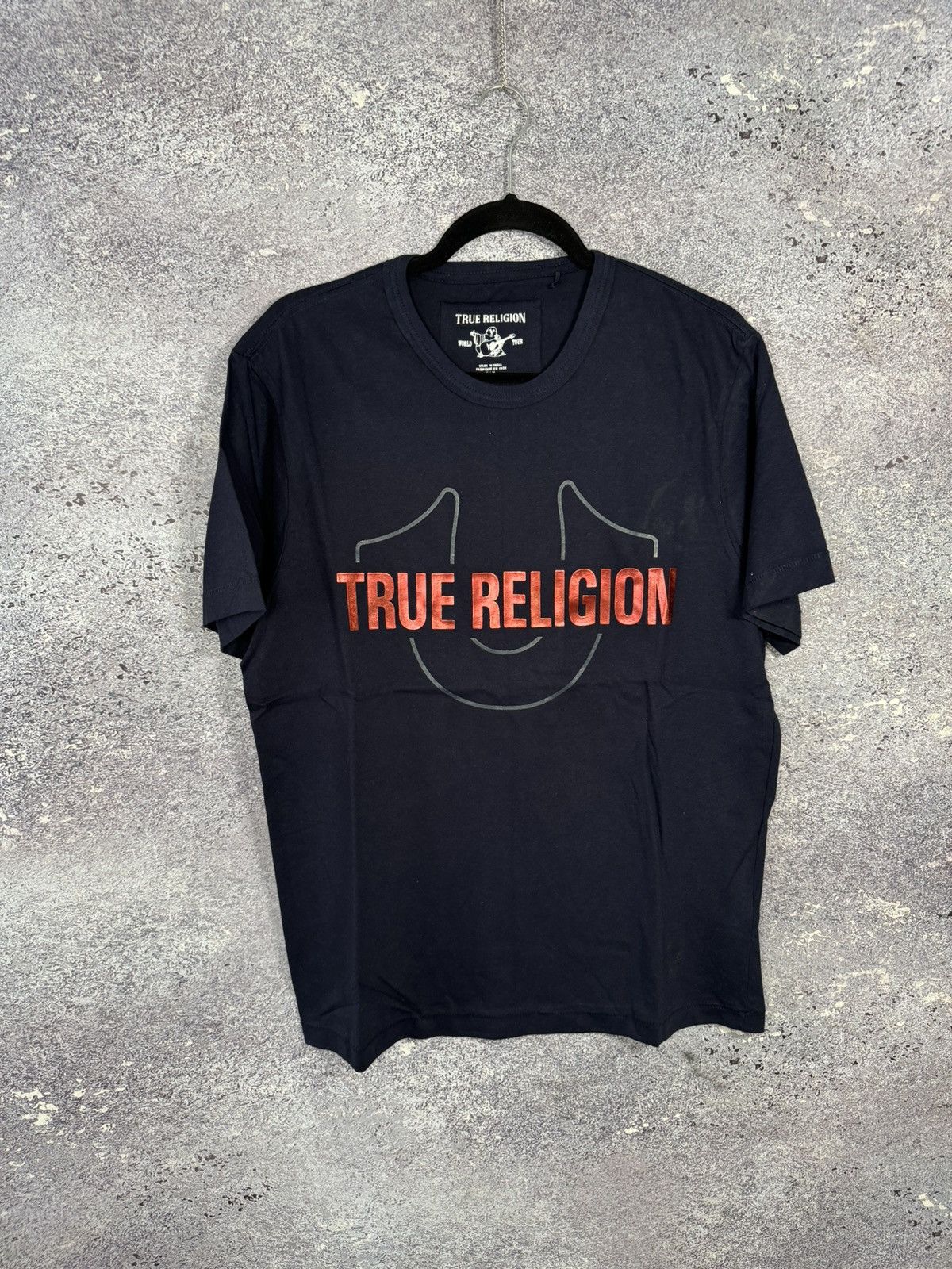 True Religion × Vintage Vintage True Religion Blue big logo tee Size US M / EU 48-50 / 2 - 1 Thumbnail