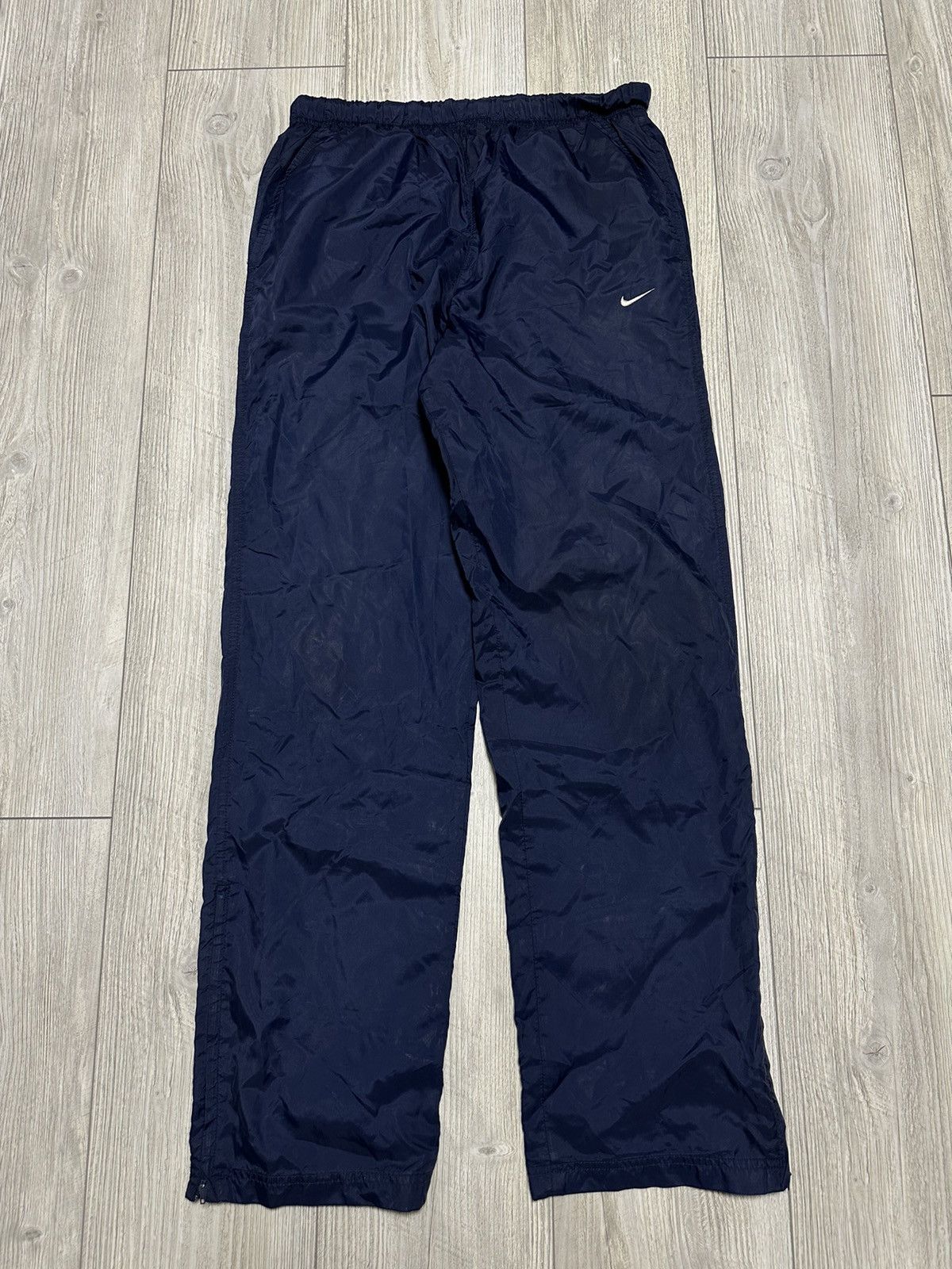 Vintage Nike y2k Vintage Baggy Boxy Nylon Drill Track Pants Size US 32 / EU 48 - 1 Thumbnail