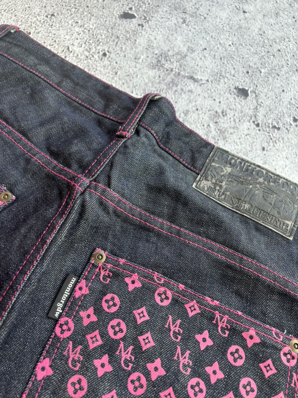 Hysteric Glamour 2000's monitor gdw union made denim jeans Size US 33 - 8 Thumbnail