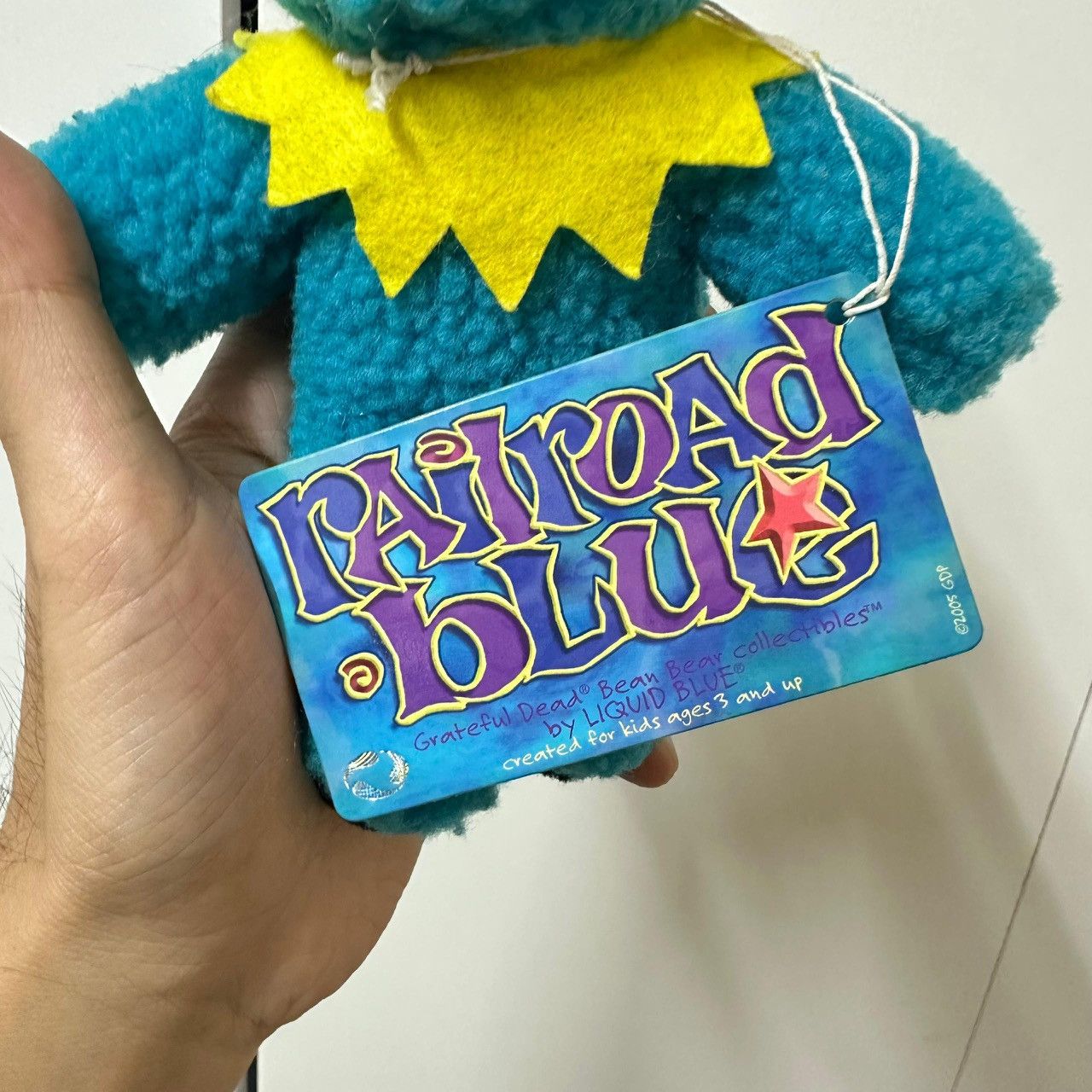 Grateful Dead × Liquid Blue Grateful Dead Railroad Blue Bear 2005 Plush w/ Tags Size ONE SIZE - 4 Thumbnail
