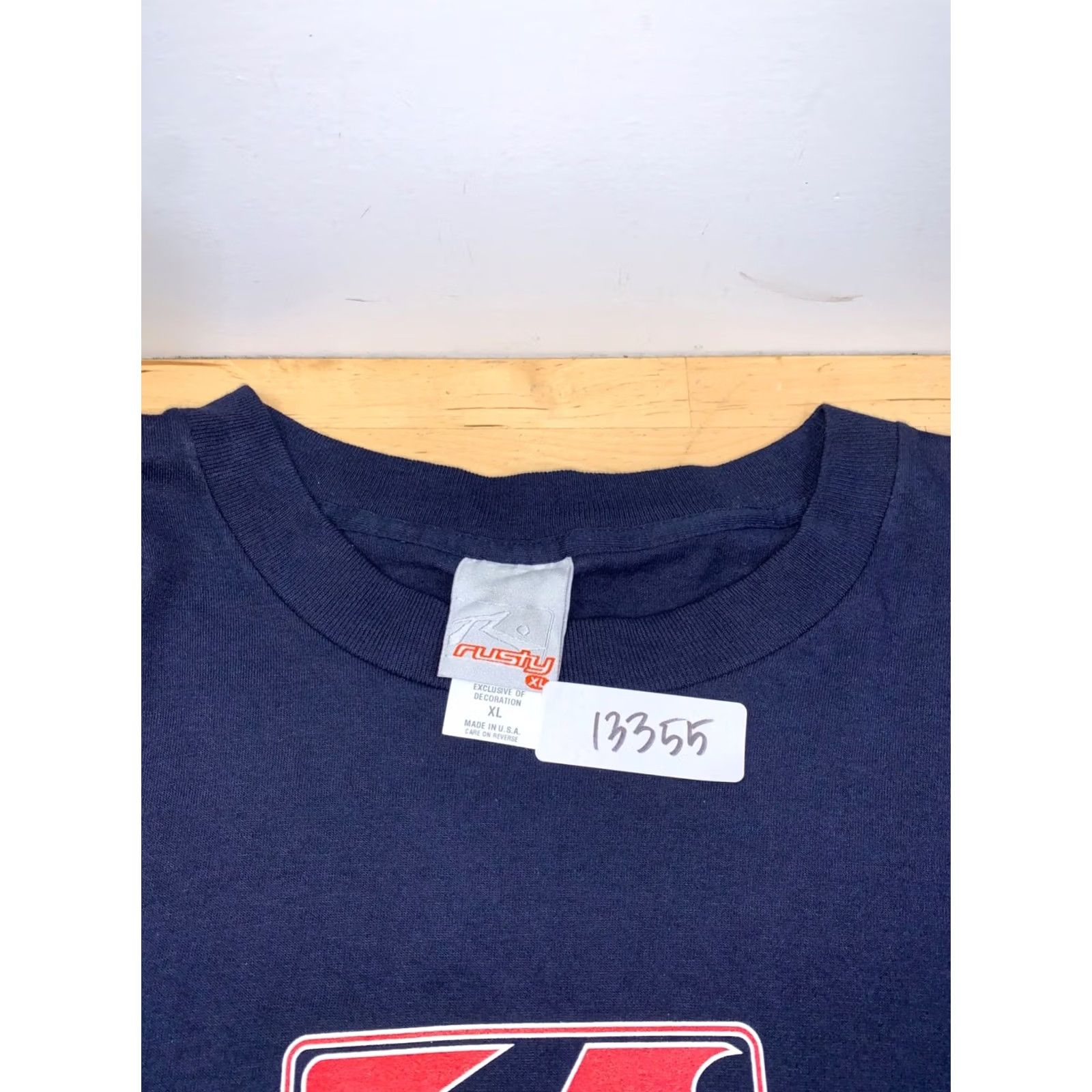 Rusty VINTAGE Rusty Long Sleeve Shirt Men XL Blue Logo Surf USA 90s Y2K 13355 Size US XL / EU 56 / 4 - 2 Thumbnail