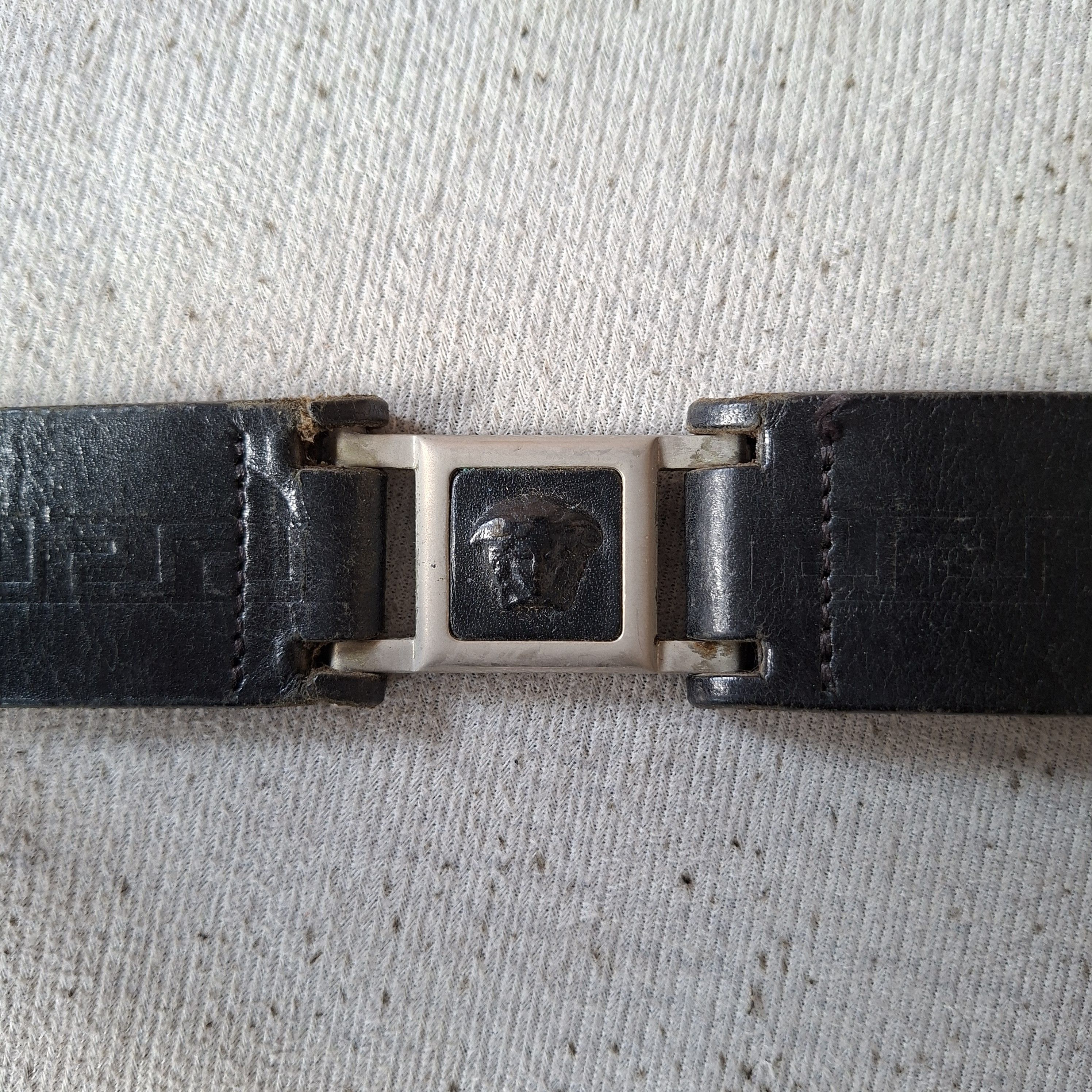 Versace 🧱 Gianni versace madusa logo connection leather belt Size ONE SIZE - 10 Thumbnail
