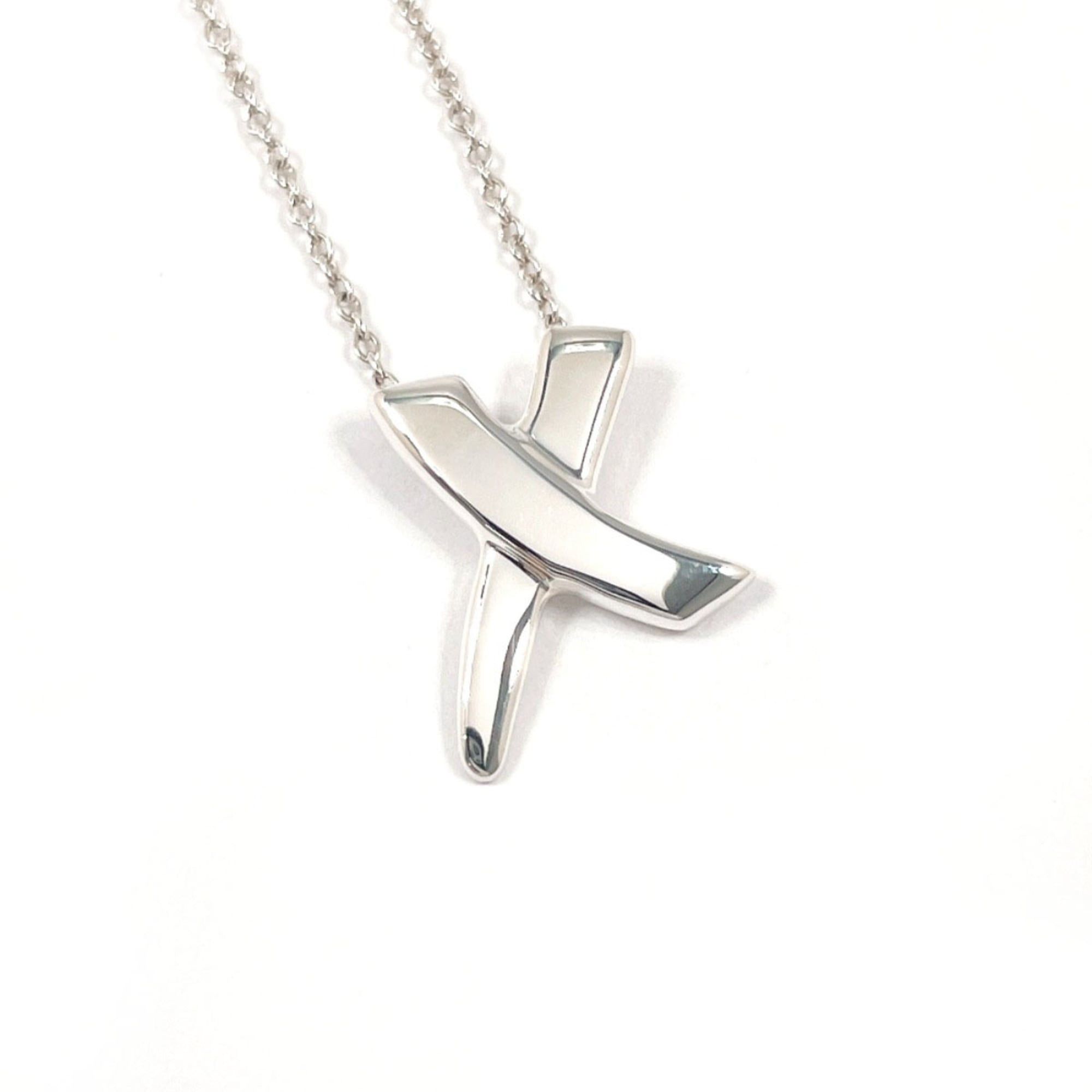Tiffany & Co. TIFFANY & Co. Tiffany Graffiti X Kiss Paloma Picasso Necklace in 925 Sterling Silver for Women Size ONE SIZE - 1 Thumbnail
