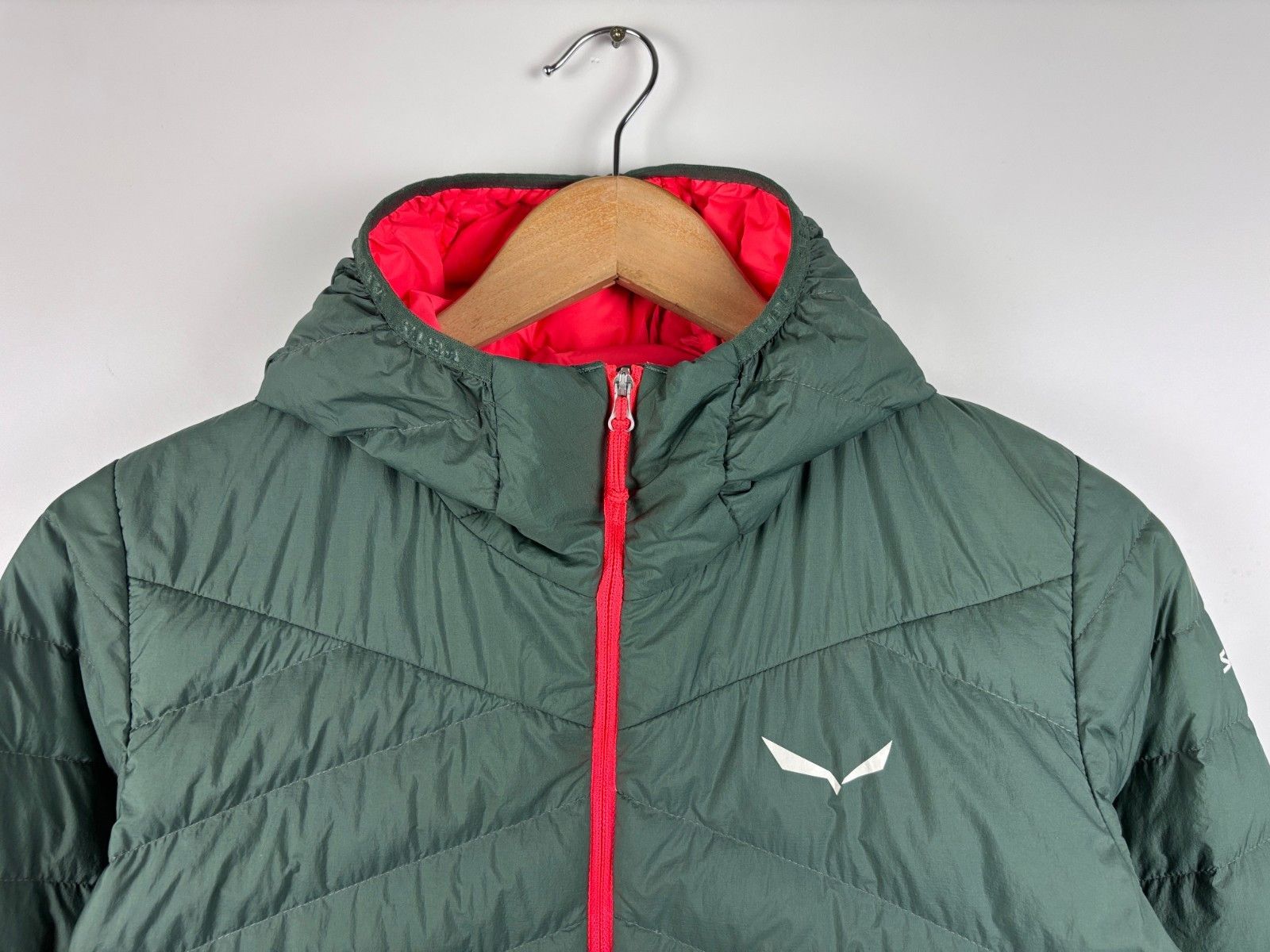 SALEWA Womens Salewa Brenta Down Jacket Hiking Outdoor Green Size S Size S / US 4 / IT 40 - 2 Thumbnail