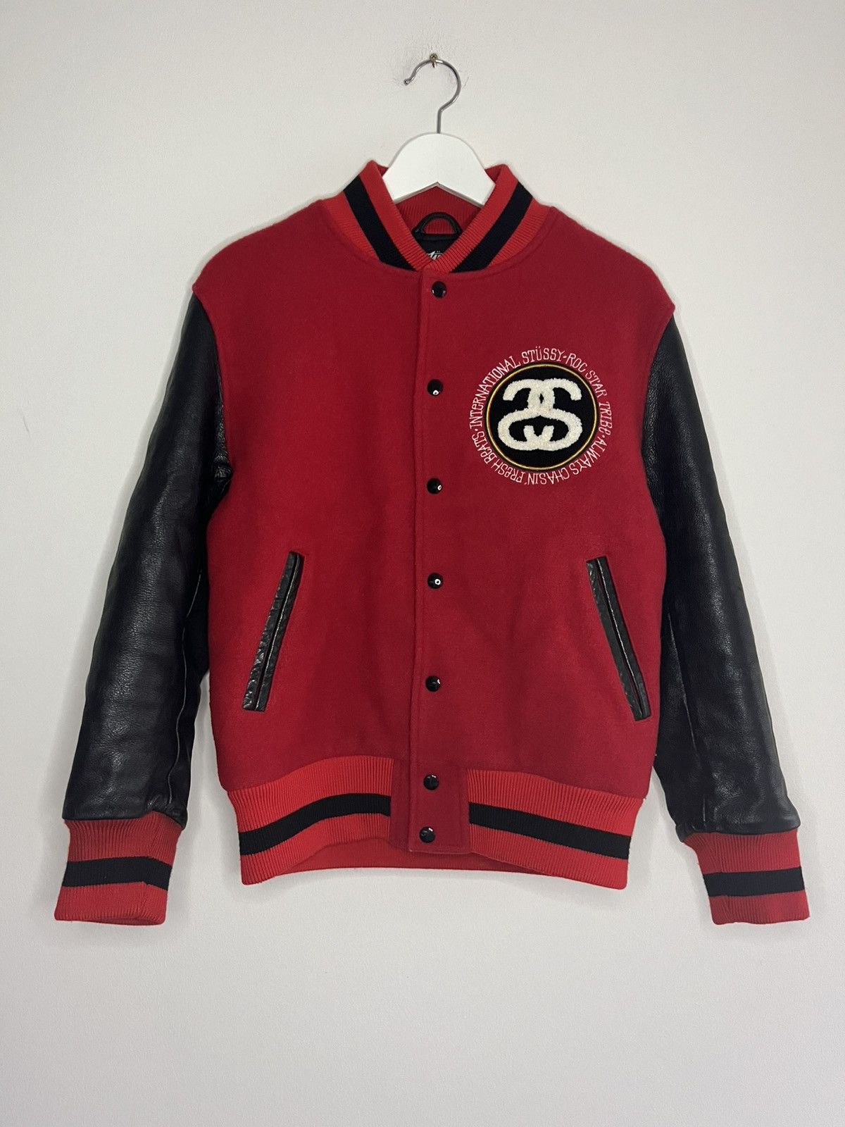 Stussy Stussy international roc star tribe varsity jacket | Grailed