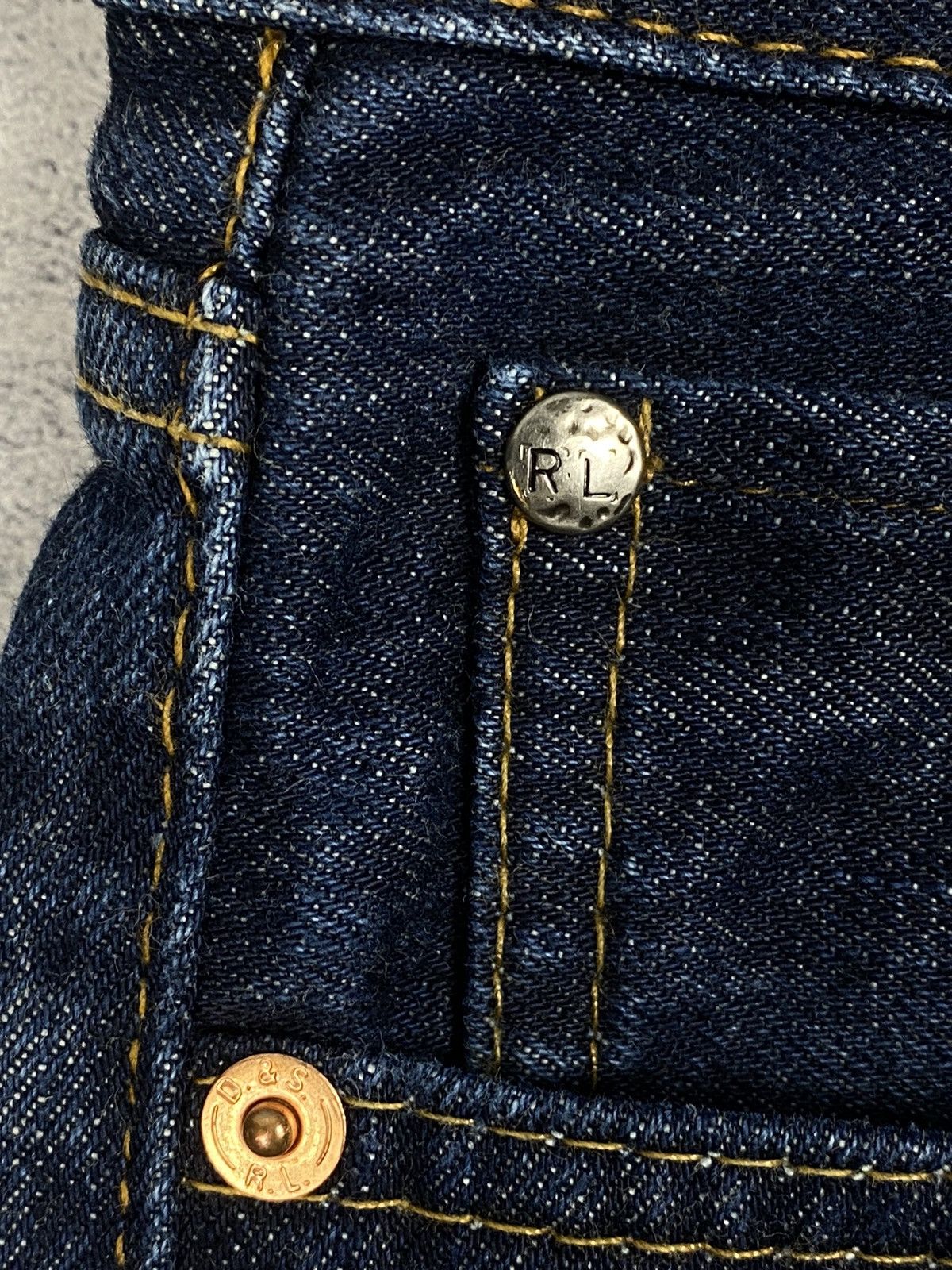 Polo Ralph Lauren Polo Ralph Lauren Denim Supply Dark Blue Jeans USA Flag Size US 32 / EU 48 - 10 Thumbnail