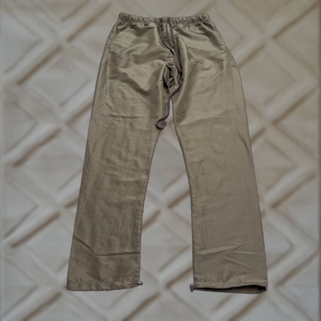 MNML MNML Lightweight Track Pants Womens Large Brown Toggle Hem Elastic Waist 30x31 Size 36" / US 14 / IT 50 - 1 Thumbnail