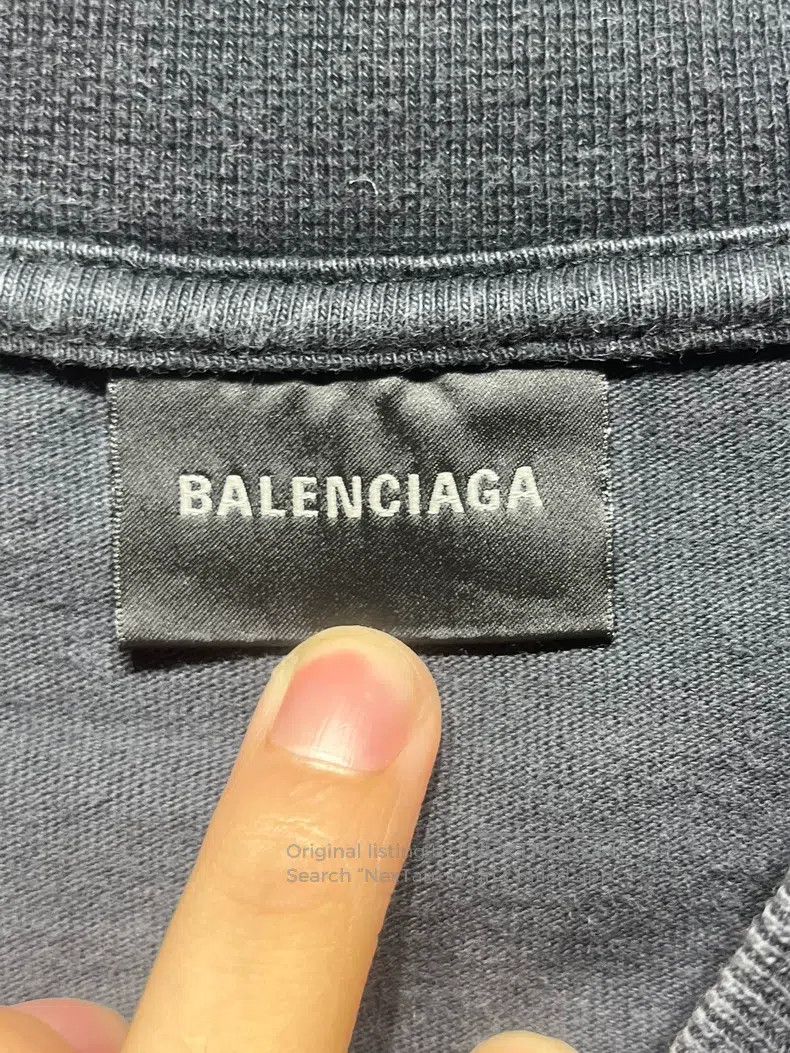 Balenciaga Balenciaga Letter Printed Short Sleeve Crew Neck T-Shirt Size US S / EU 44-46 / 1 - 2 Thumbnail