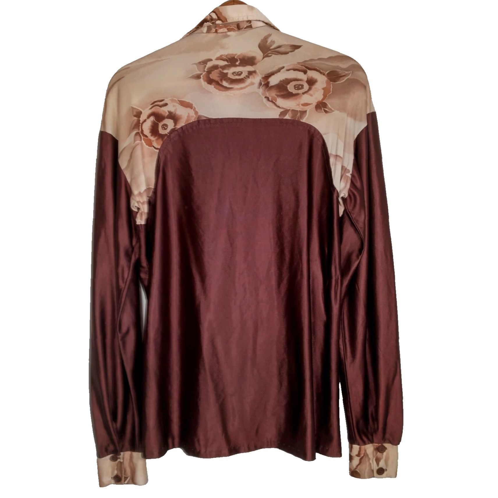 Vintage Vintage Yes Paul Howard California Western Shirt Men M Brown Floral Pointy Collar Country Size US M / EU 48-50 / 2 - 4 Thumbnail