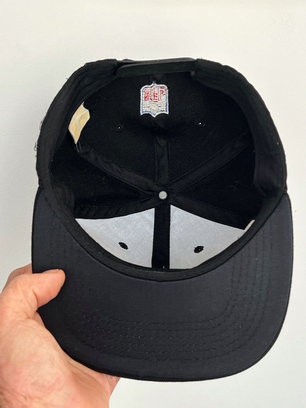 NFL 90s Oakland Raiders Wool Snapback Hat Size ONE SIZE - 6 Thumbnail
