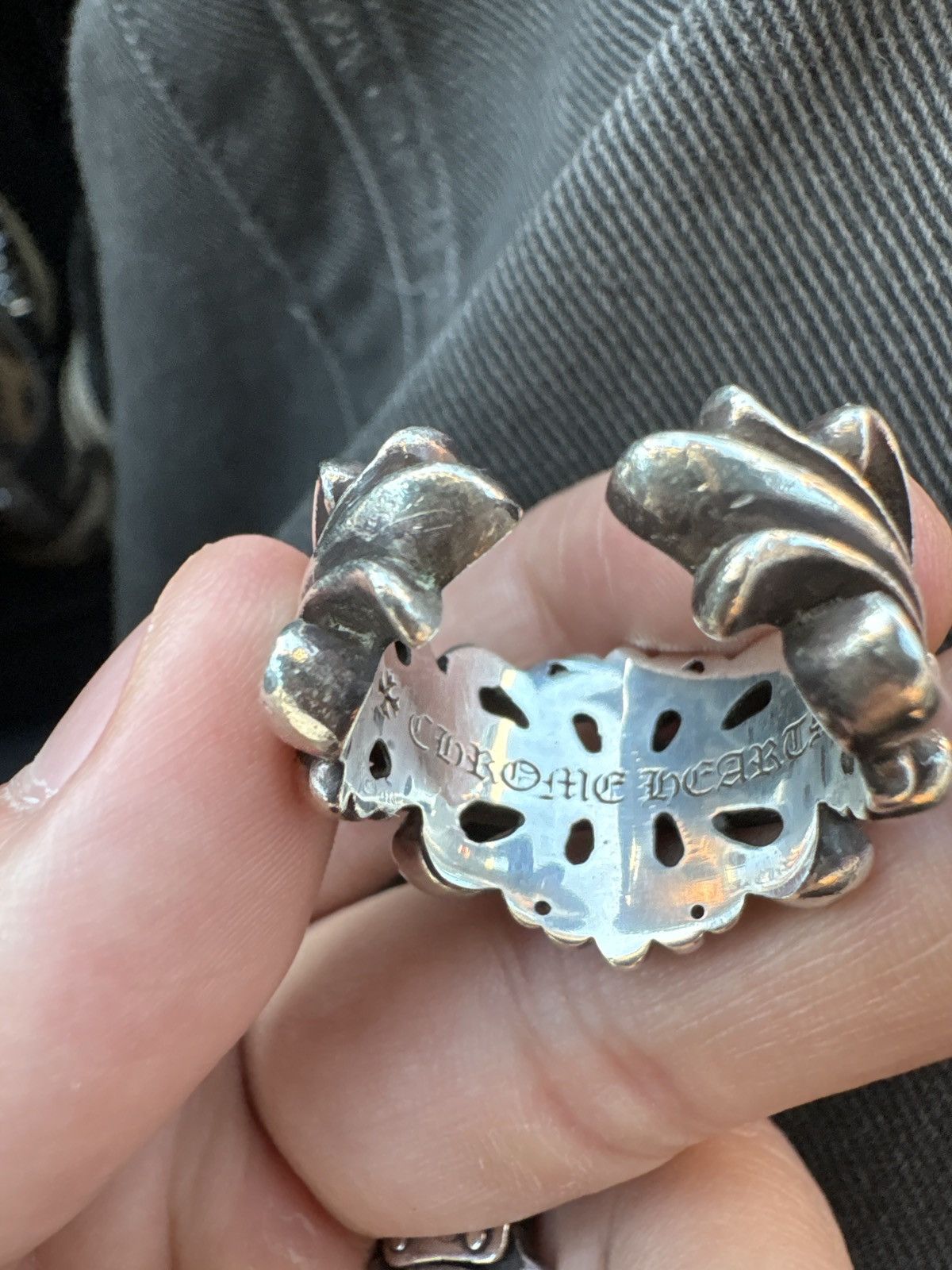 Chrome Hearts Chrome Hearts Double Floral Ring Size ONE SIZE - 12 Thumbnail