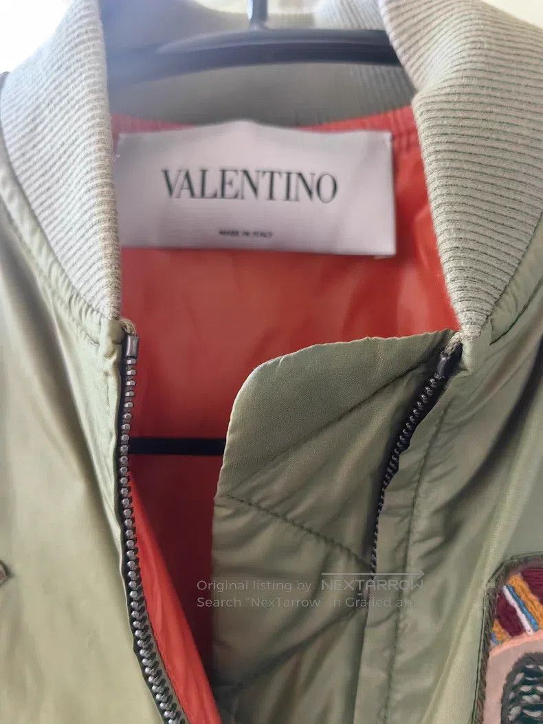 Valentino Valentino Silk embroidered jacket baseball uniform Size US M / EU 48-50 / 2 - 2 Thumbnail