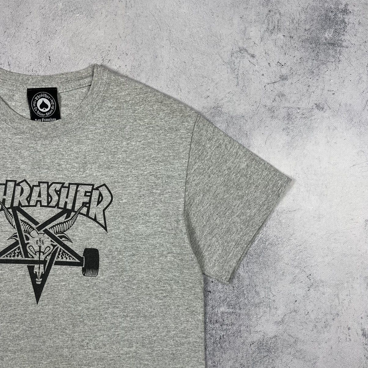 Thrasher Vintage Thrasher Pentagram y2k sk8 big logo tee 90’s Size US S / EU 44-46 / 1 - 5 Thumbnail