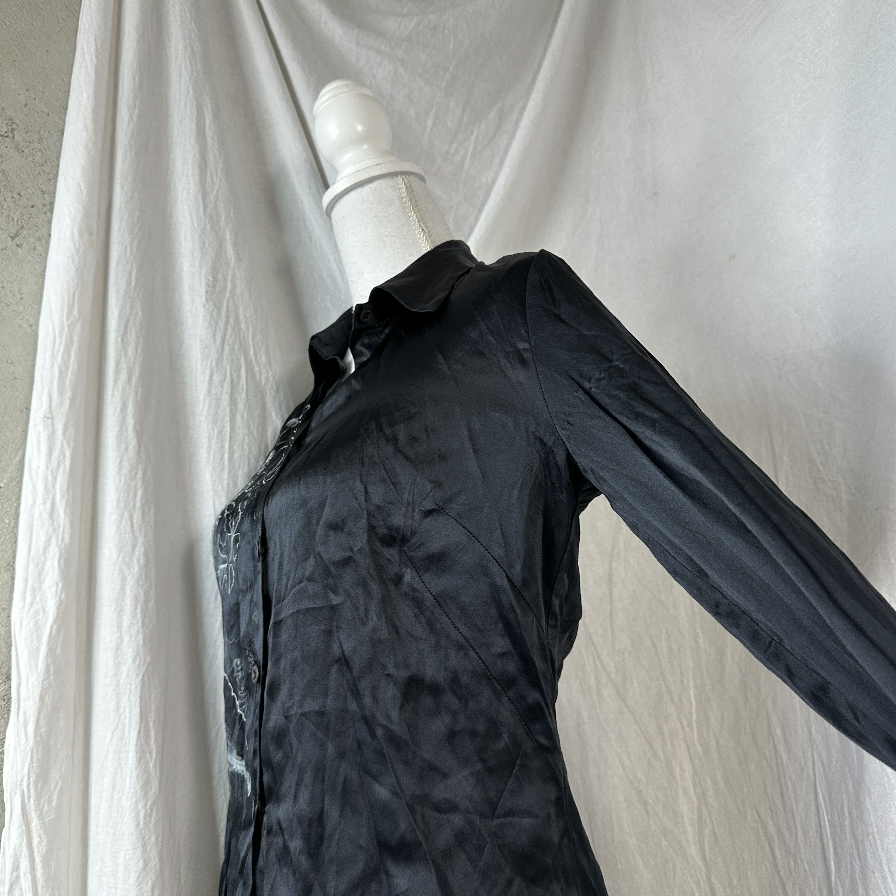 Kenzo × Vintage Women's Silk Shirt Vintage Kenzo Size S / US 4 / IT 40 - 6 Thumbnail