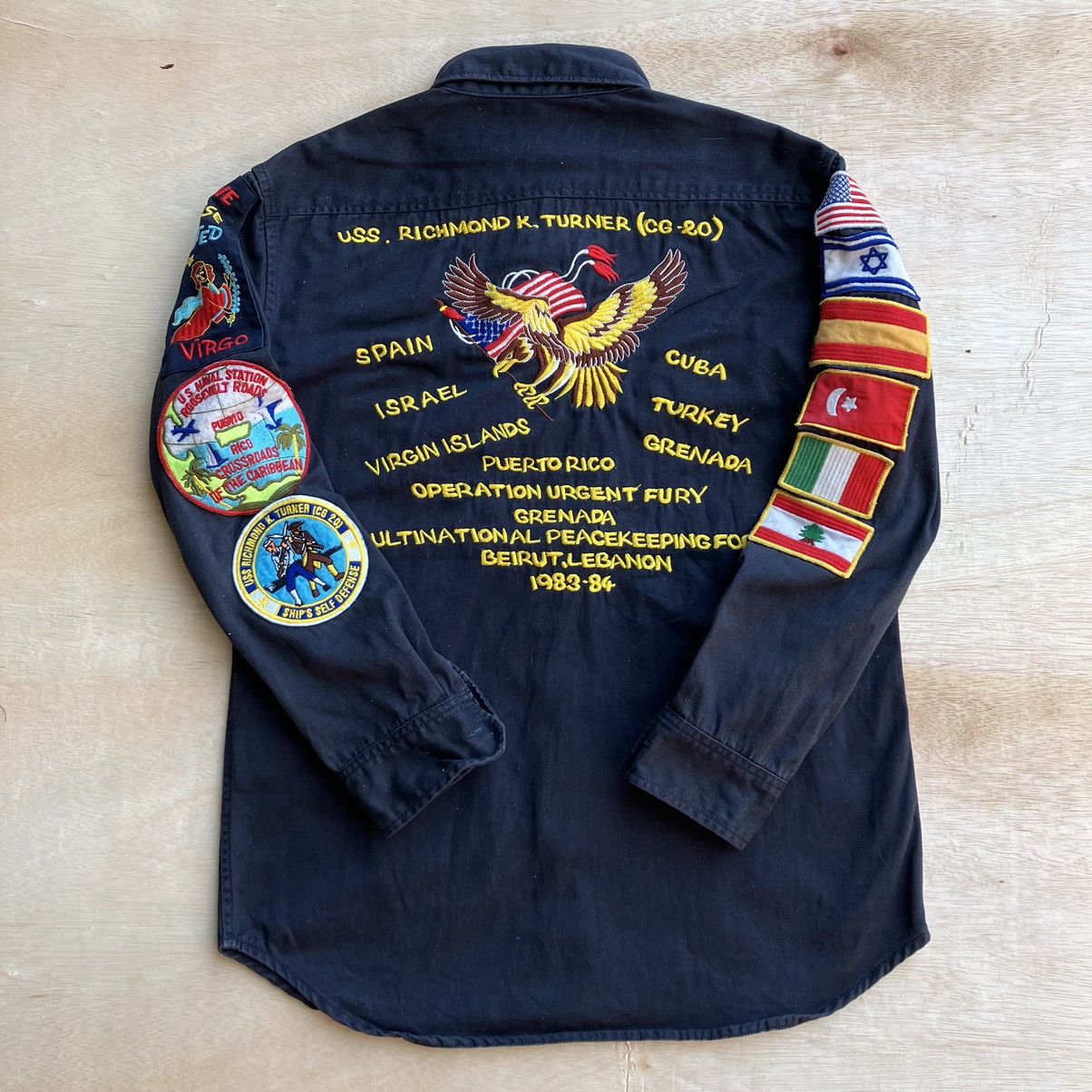Alpha Industries × Avirex AVIREX MULTINATIONAL PEACEKEEPING FORCE Size US S / EU 44-46 / 1 - 6 Thumbnail