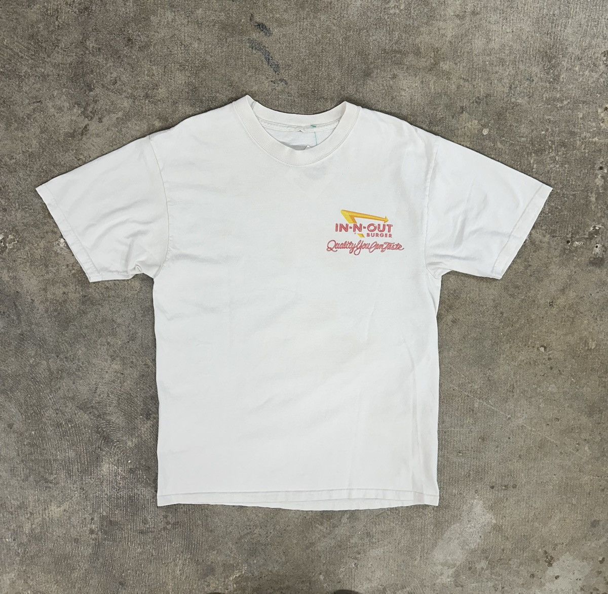 Vintage Crazy Y2K In N Out Burgers Mullet Promo T-Shirt Size US S / EU 44-46 / 1 - 2 Thumbnail