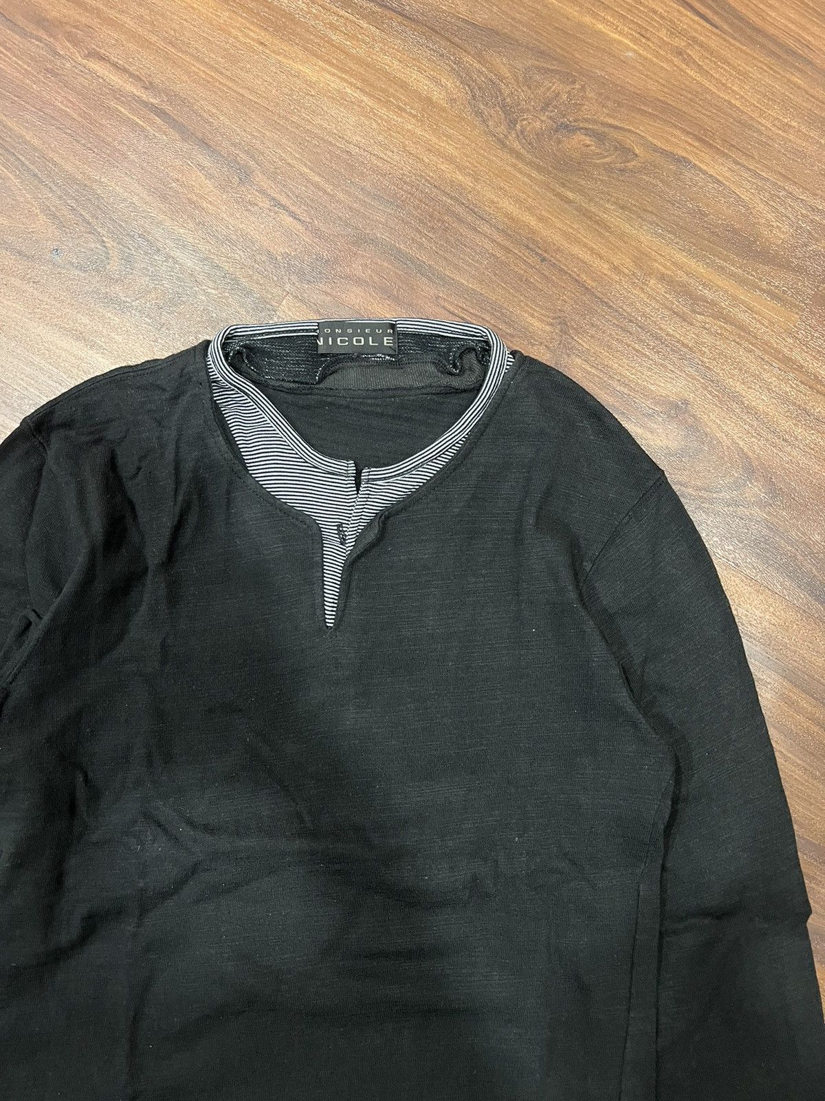 If Six Was Nine × Japanese Brand × Le Grande Bleu (L.G.B.) Japanese Nicole Double Layer Collar Size US M / EU 48-50 / 2 - 3 Thumbnail