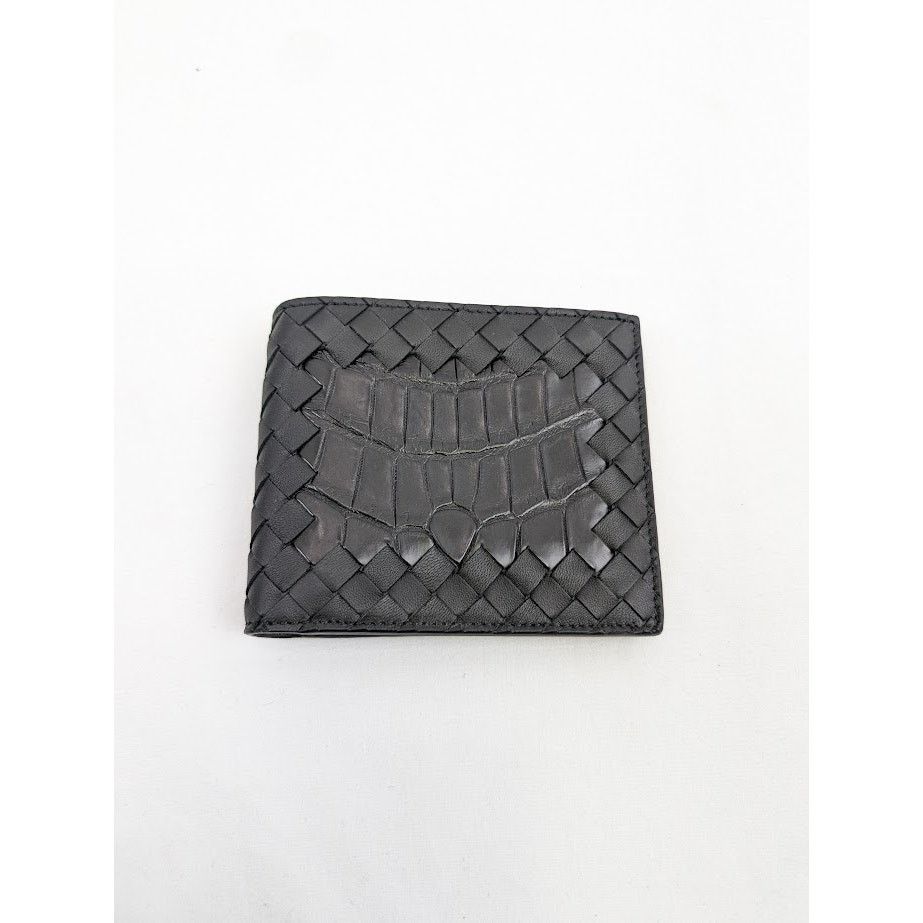 o1rshd1 Size: OS / Intrecciao Nappa Wallet in Nero