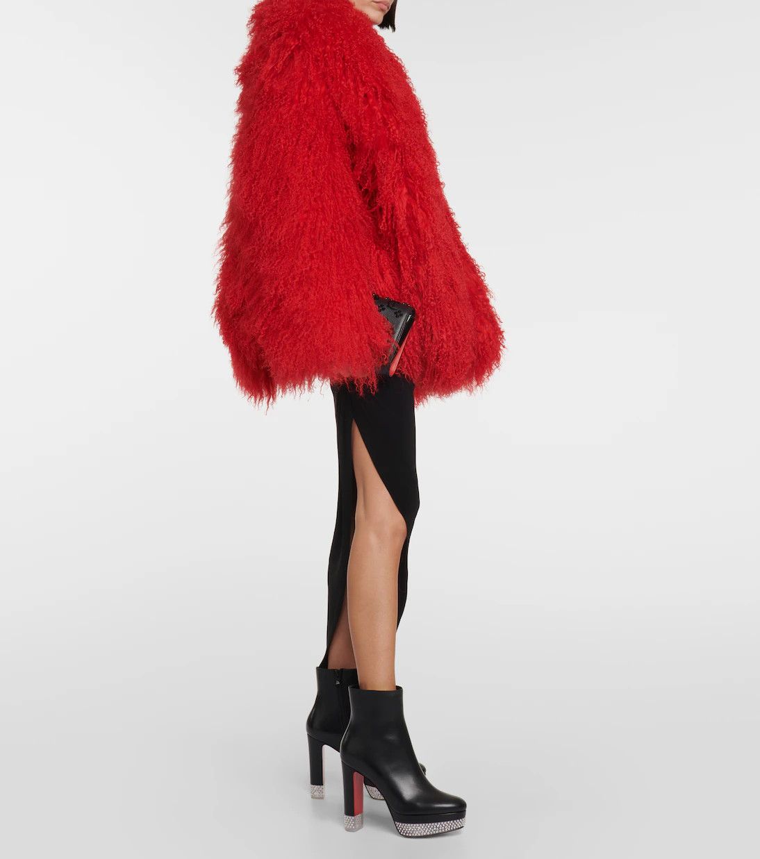 Christian Louboutin o1s1wg111224 Cassandribooty Alta 130 Calf in Black Size US 11.5 / IT 41.5 - 3 Thumbnail