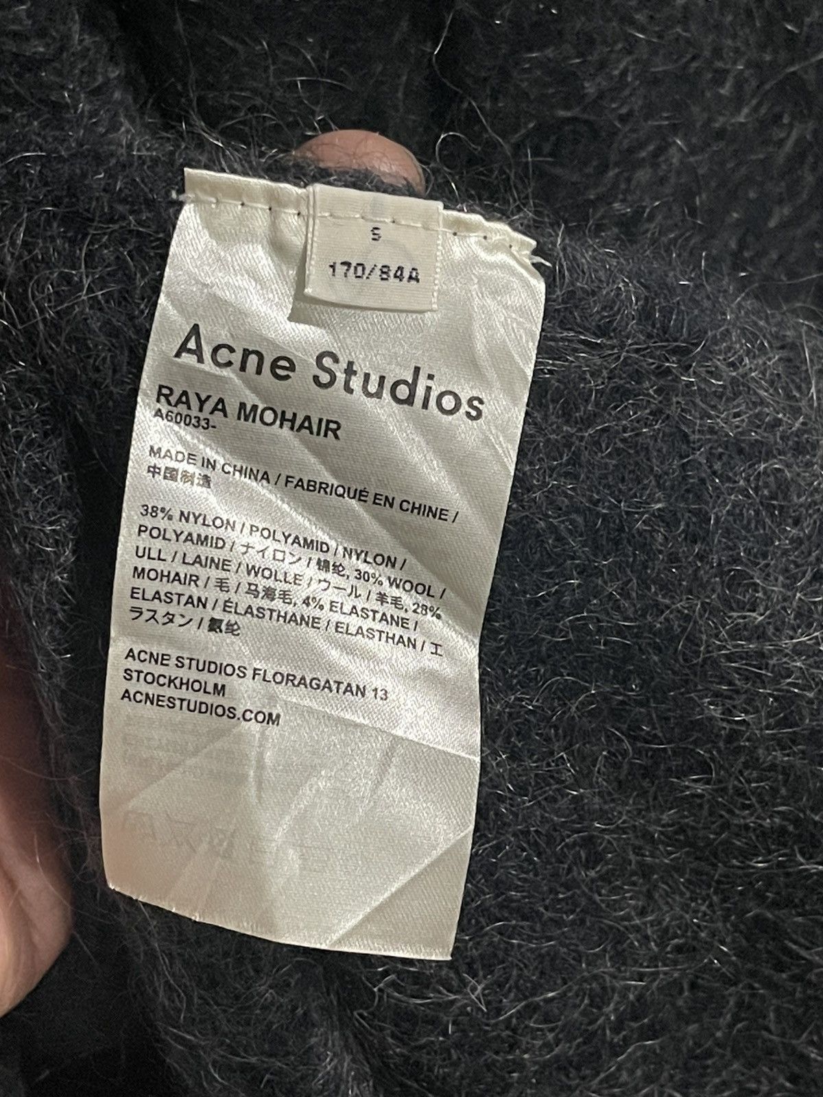 Acne Studios Acne Studios Raya Wool And Mohair Blend Cardigan Size S / US 4 / IT 40 - 16 Thumbnail