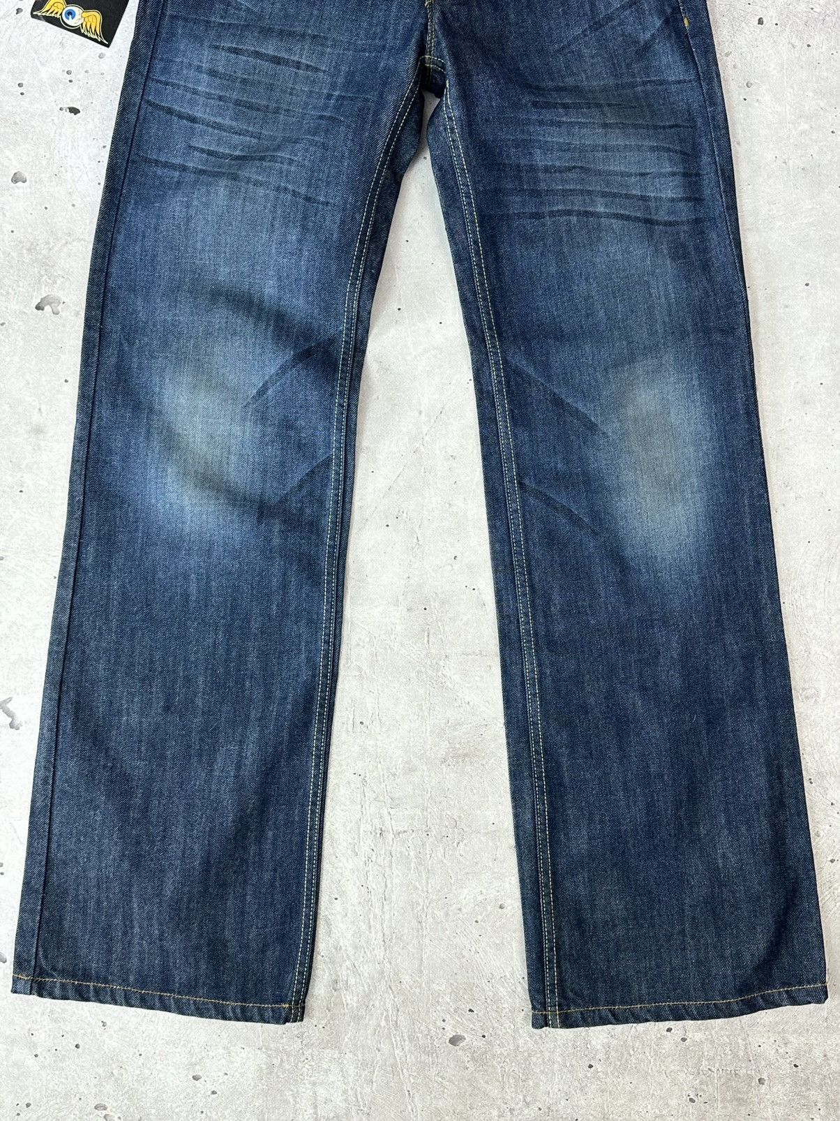 Von Dutch NEW Von Dutch Navy Washed Cotton Women’s Denim Pants Size 28" / US 6 / IT 42 - 4 Thumbnail
