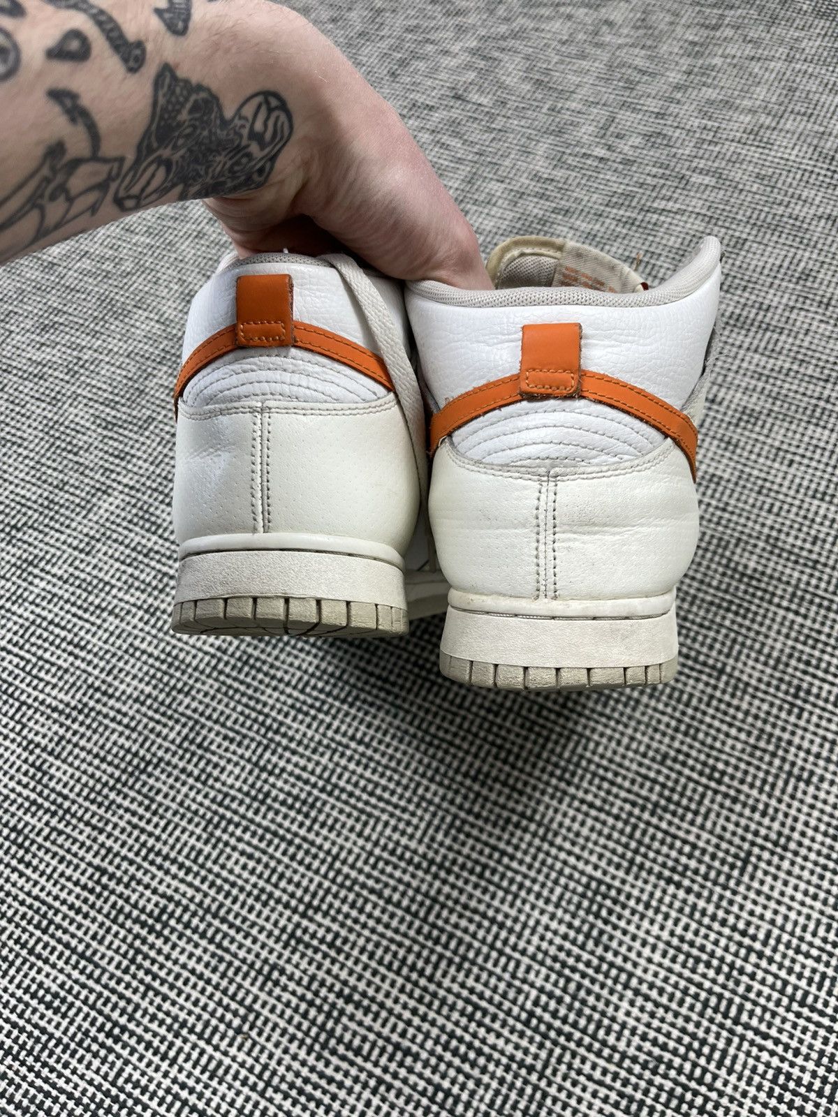 Nike Nike dunk high white magma orange Size US 8.5 / IT 38.5 - 4 Thumbnail
