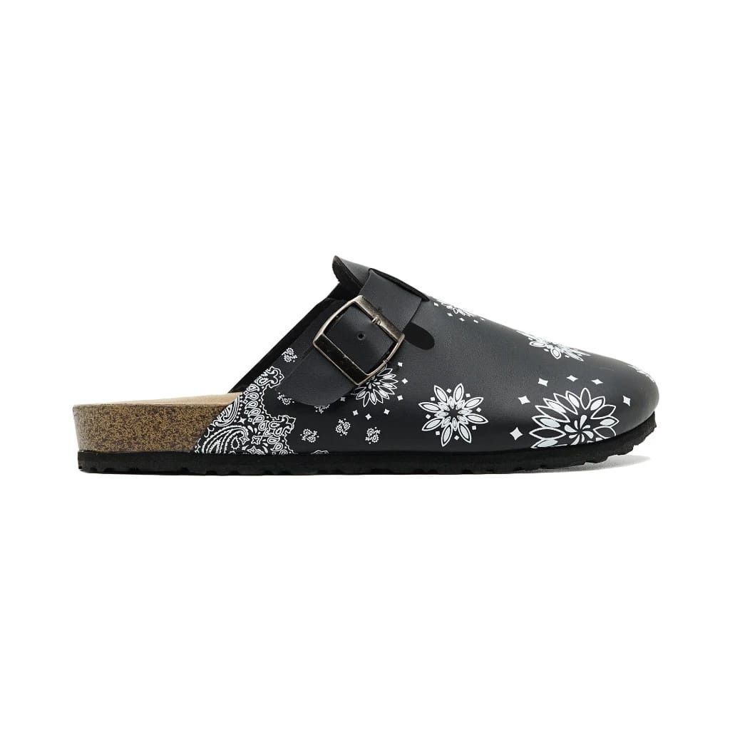 Genuine Leather Loxusdrip - Fresco Black Bandana Clog Slips Size US 12 / EU 45 - 2 Thumbnail