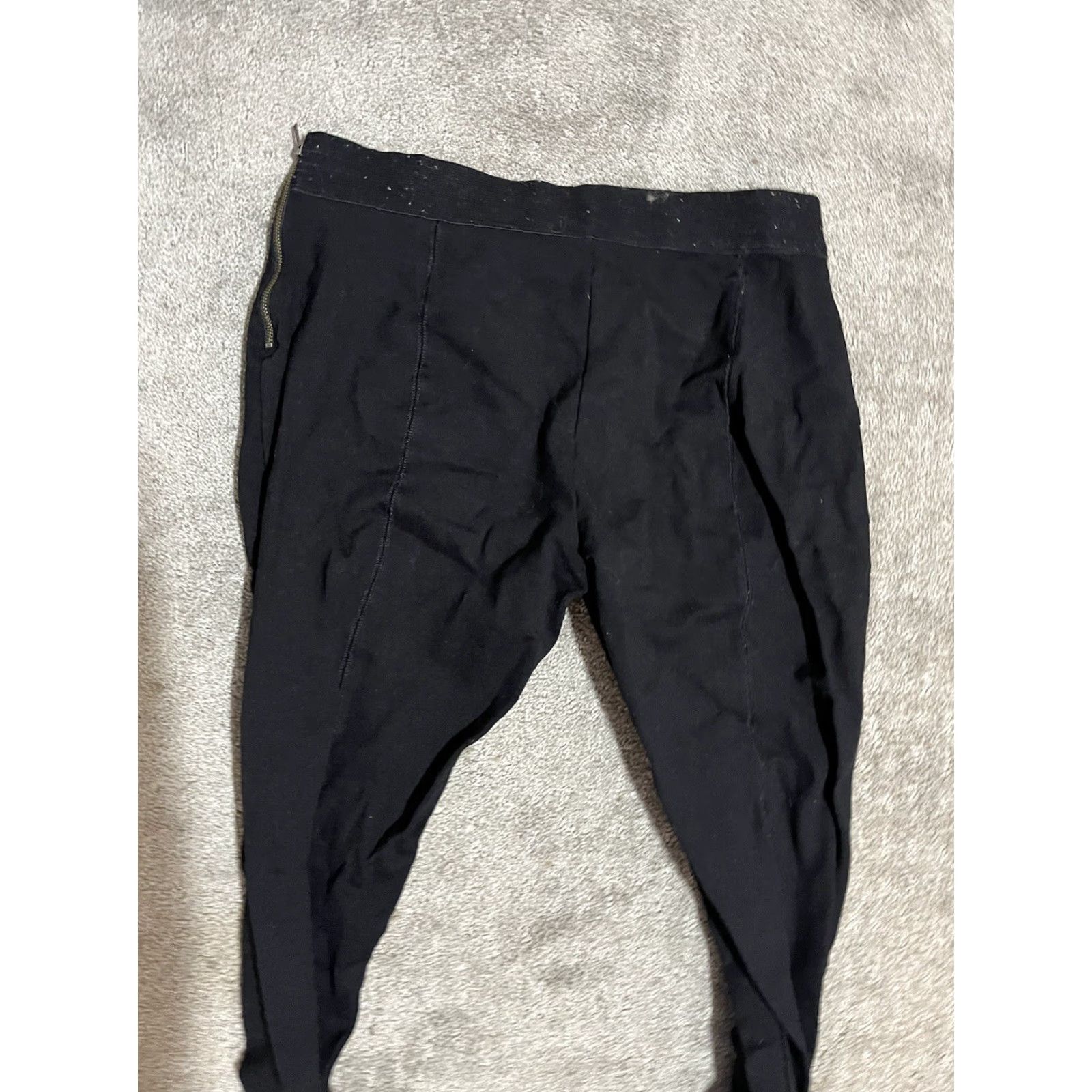 J.Crew J Crew Womens 10 The Gigi Pant Black Ponte Knit Skinny Leg Side Zip Pants Size 32" / US 10 / IT 46 - 4 Thumbnail