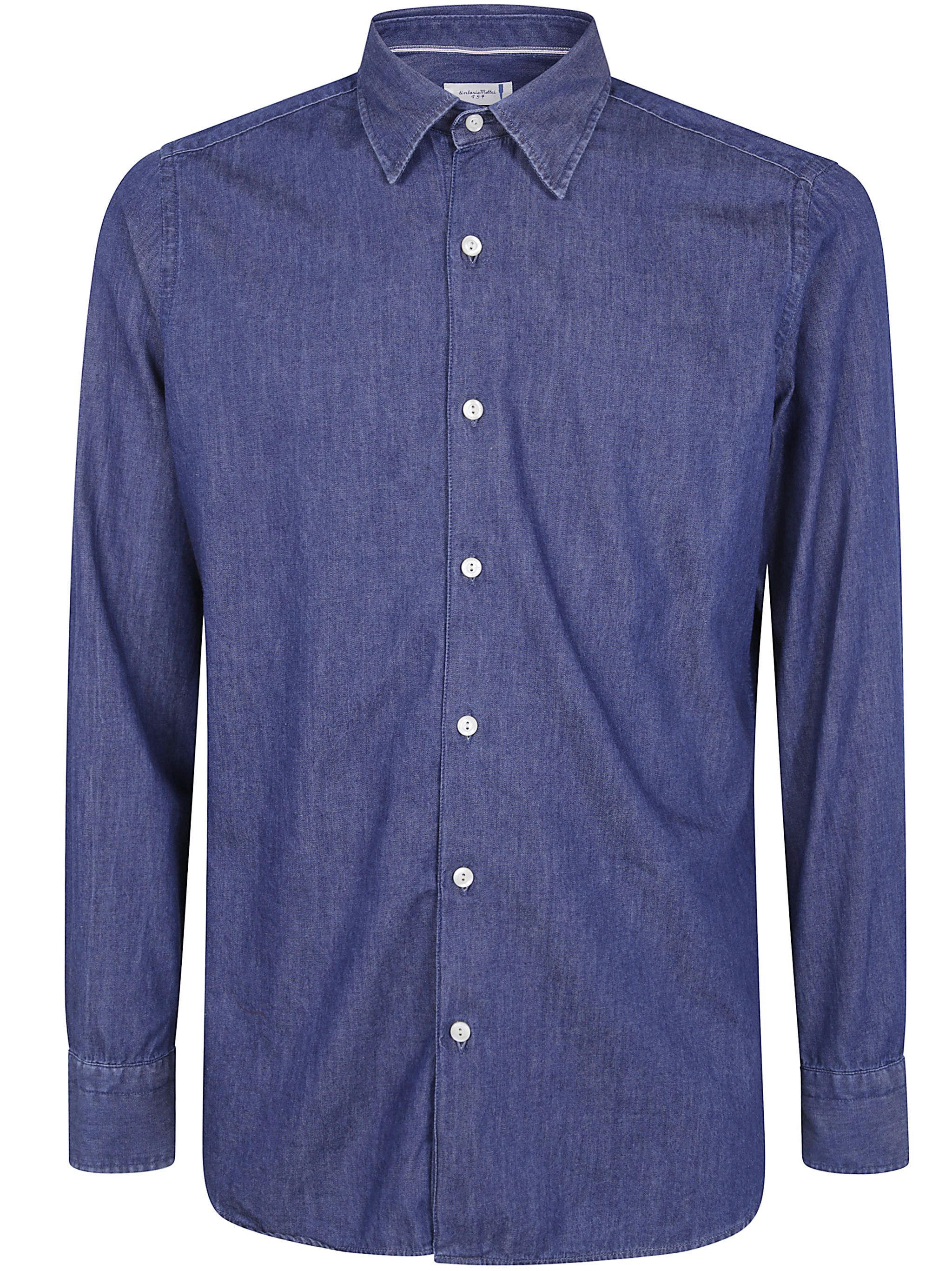 Tintoria Mattei DENIM SHIRT Size US L / EU 52-54 / 3 - 1 Thumbnail