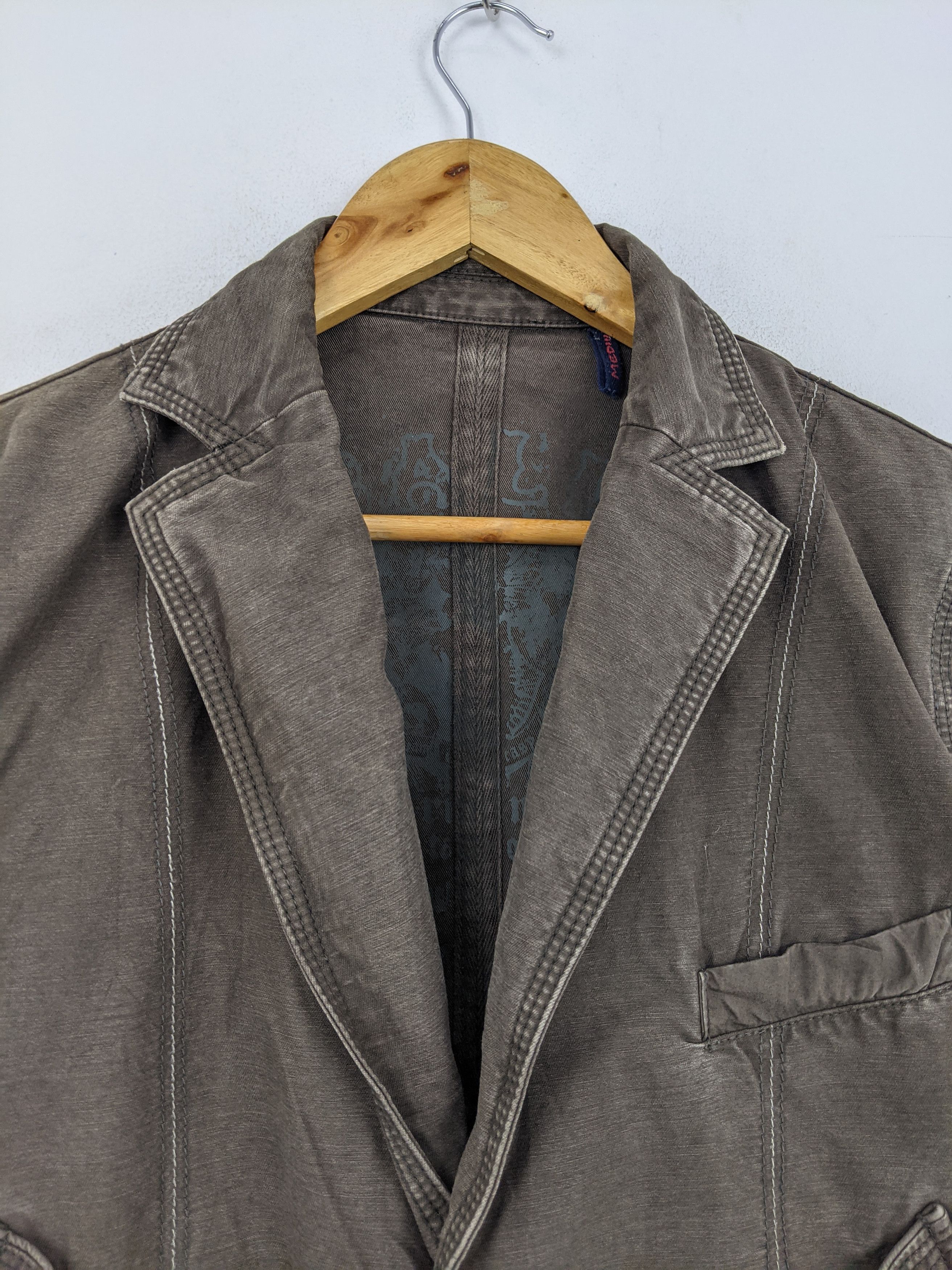 Japanese Brand Vintage Japanese Brand Multi Pocket Blazer Jacket MJ0121Z Size US M / EU 48-50 / 2 - 8 Thumbnail