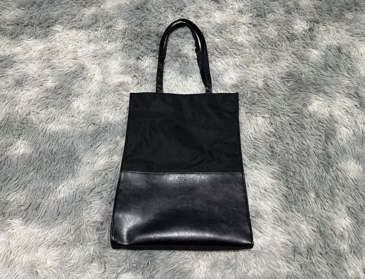 Y's 🔥Yohji Yamamoto Y’s Canvas Leather Tote Bag Size ONE SIZE - 2 Thumbnail