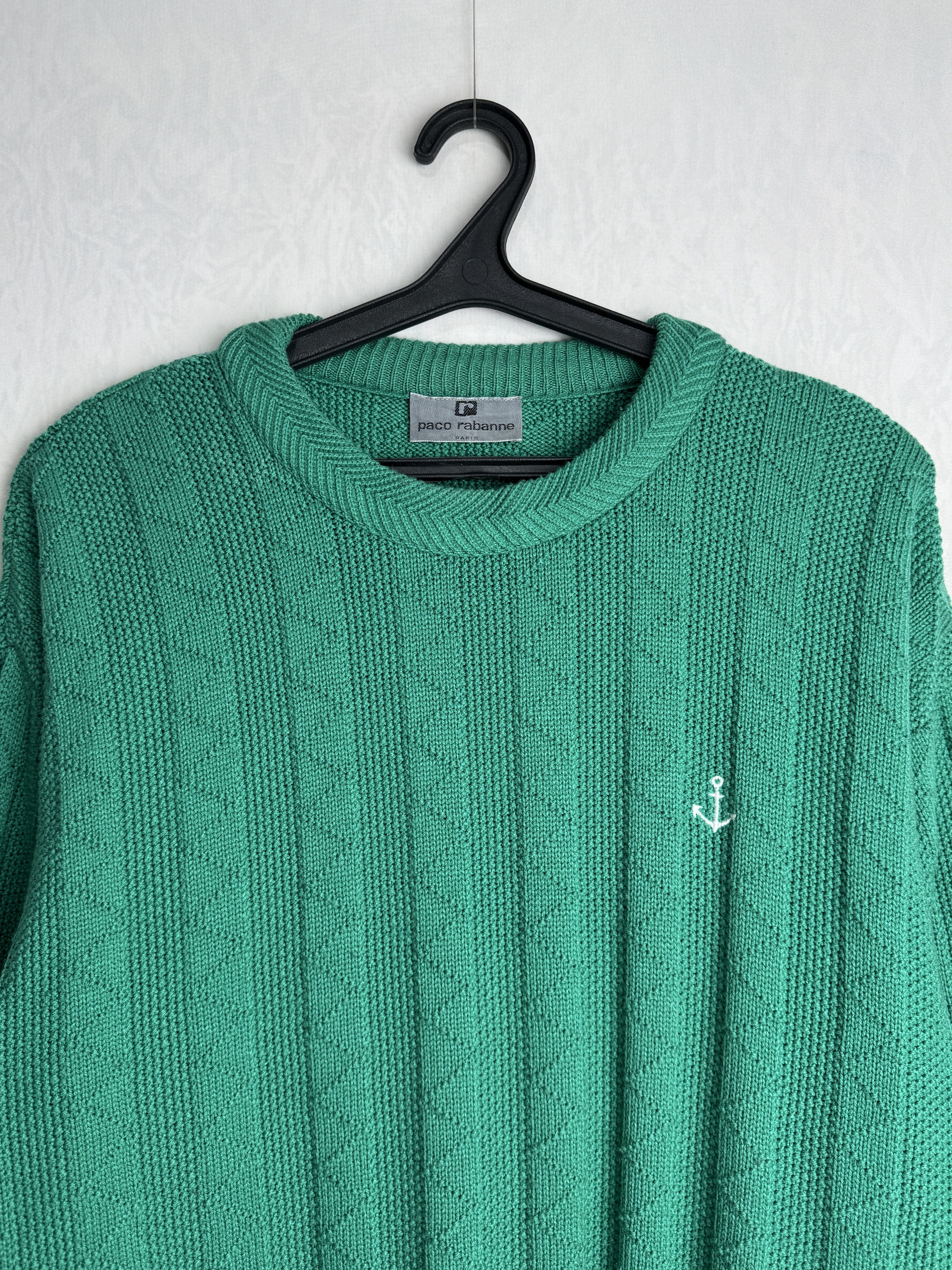 Paco Rabanne PACO RABANNE vintage unisex knit sweater Size L / US 10 / IT 46 - 11 Thumbnail