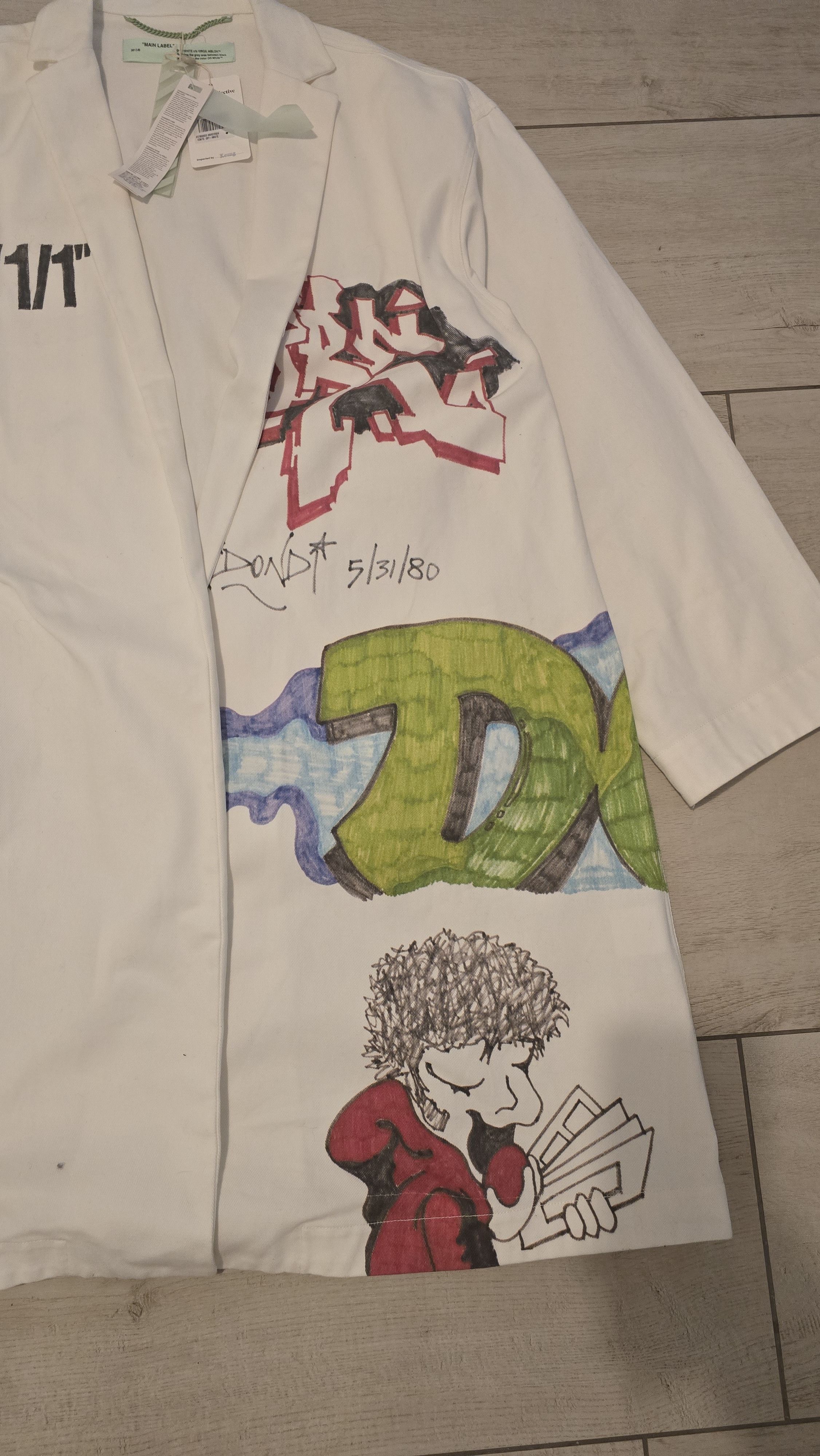 Off-White × Virgil Abloh Lab Coat Size US L / EU 52-54 / 3 - 4 Thumbnail
